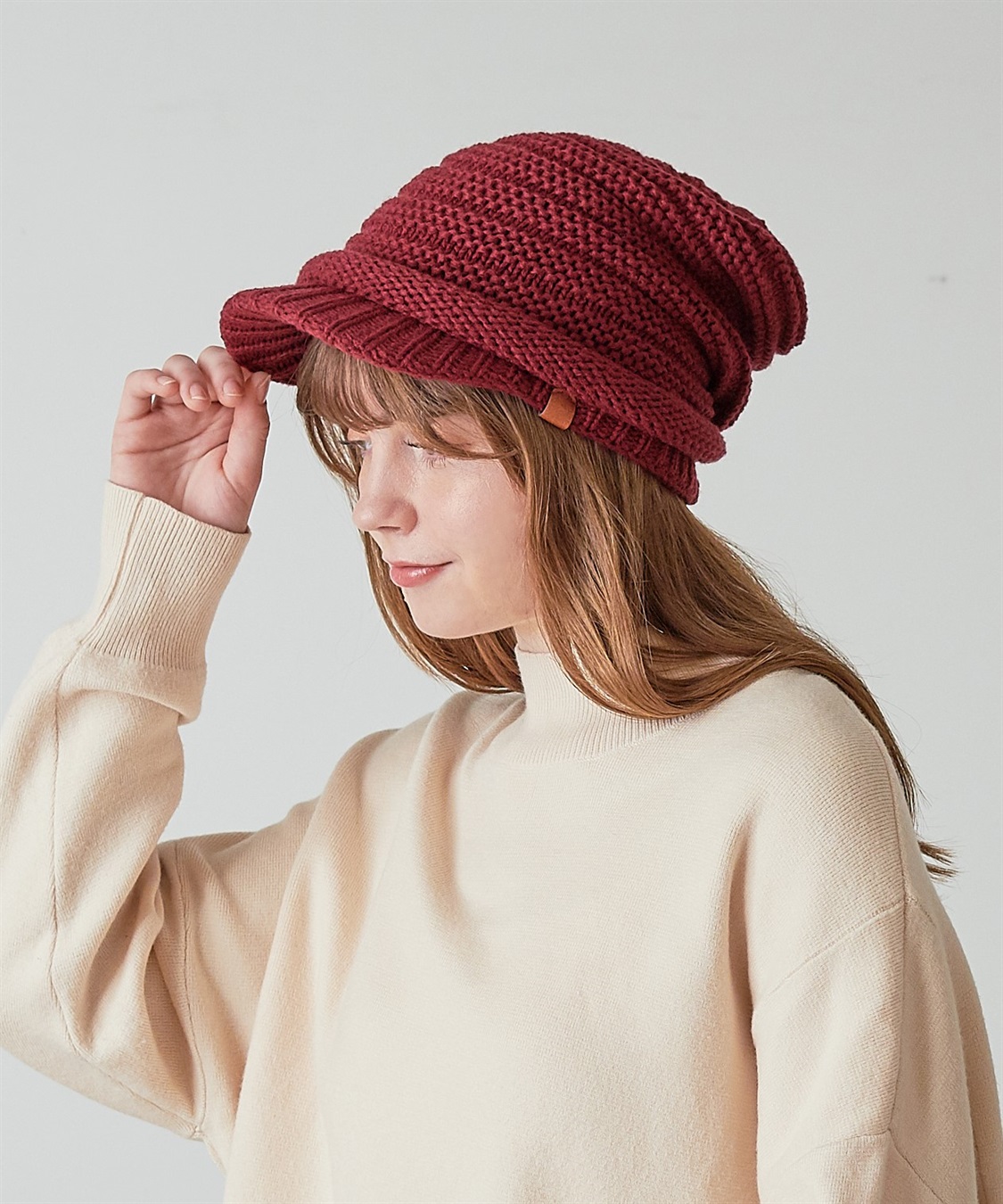 HATMIKKE 【HATMIKKE / ハットミッケ】シンプルニットキャスケット_sub_3