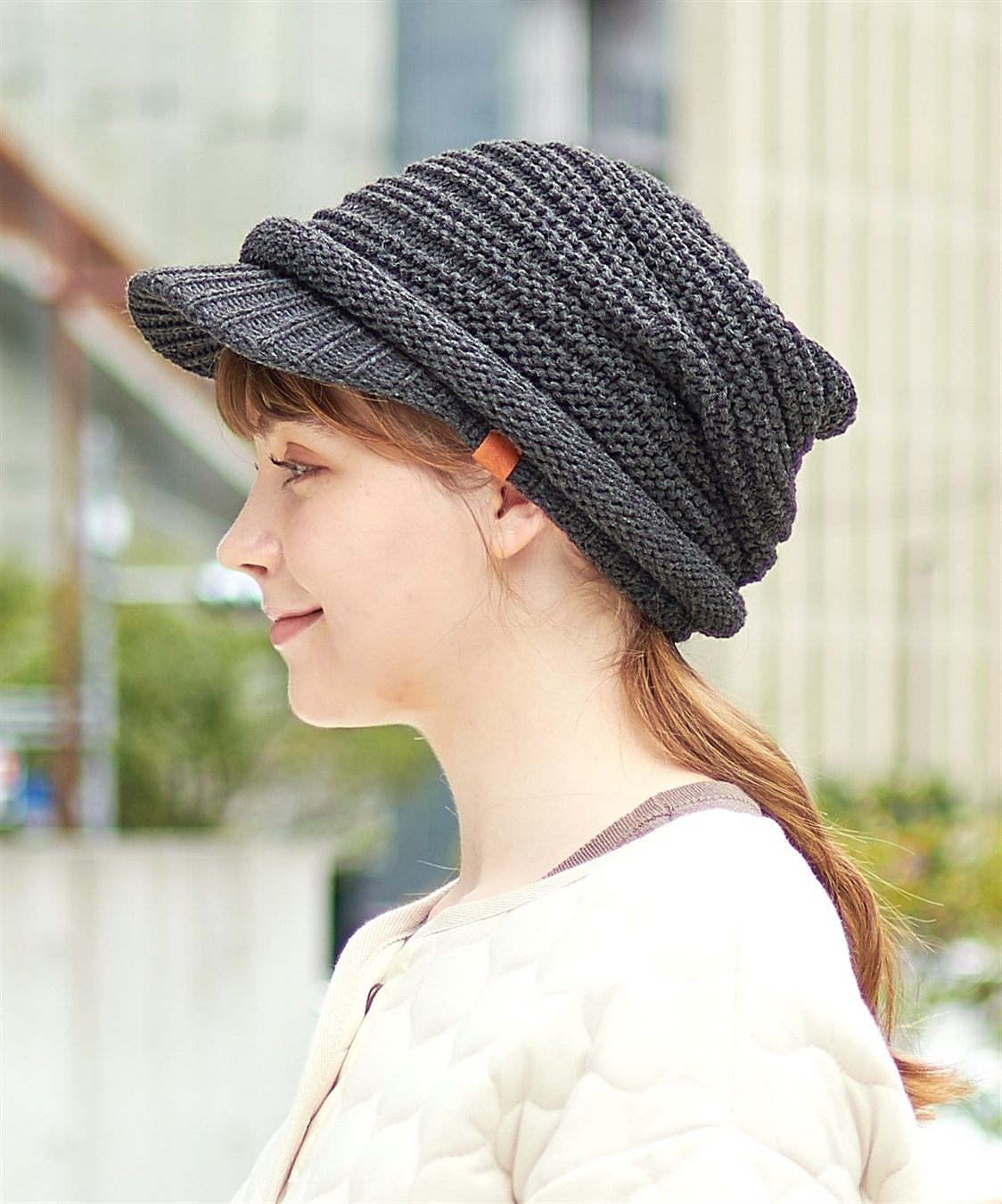 HATMIKKE 【HATMIKKE / ハットミッケ】シンプルニットキャスケット_sub_6