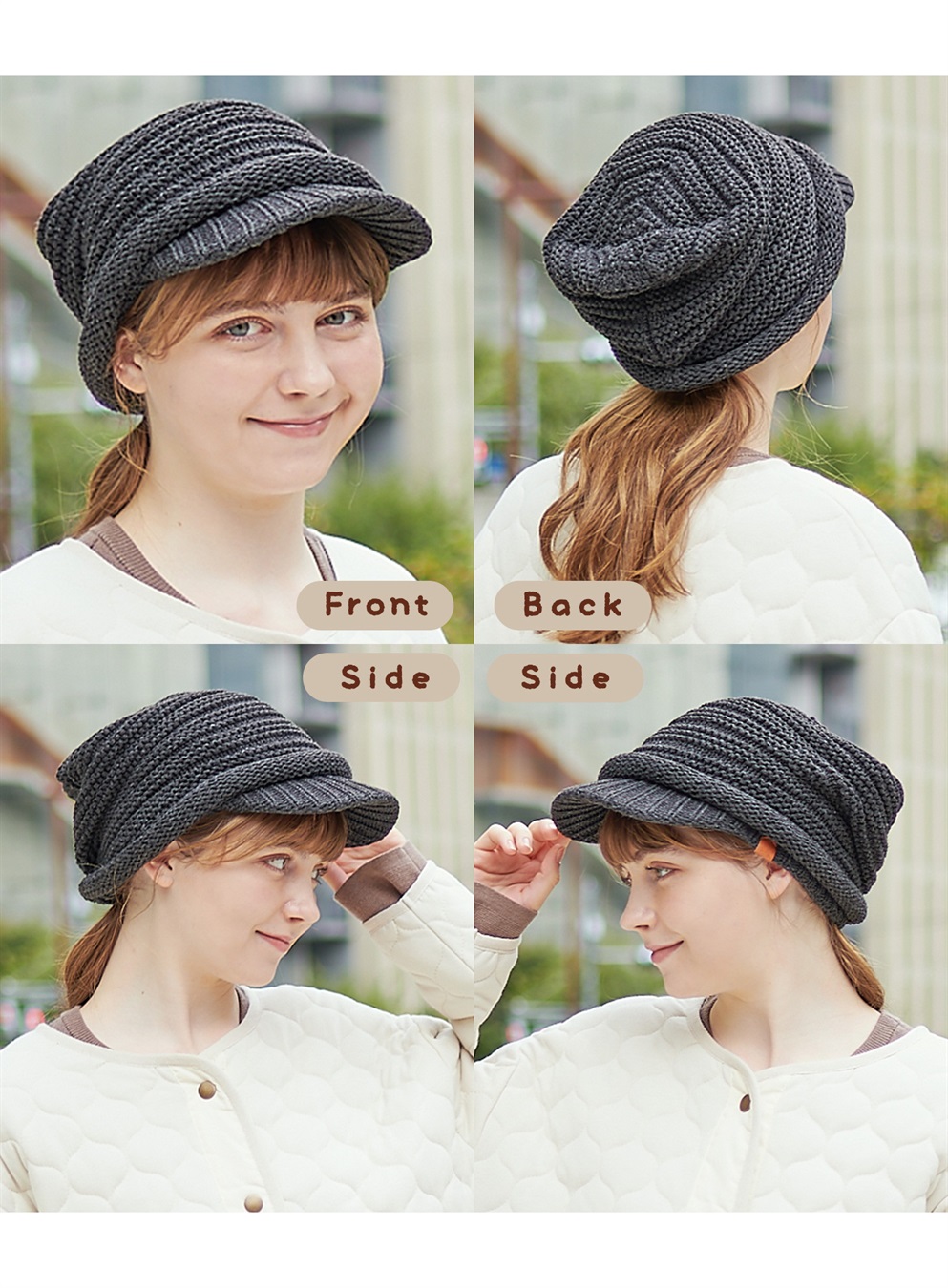 HATMIKKE 【HATMIKKE / ハットミッケ】シンプルニットキャスケット_sub_15