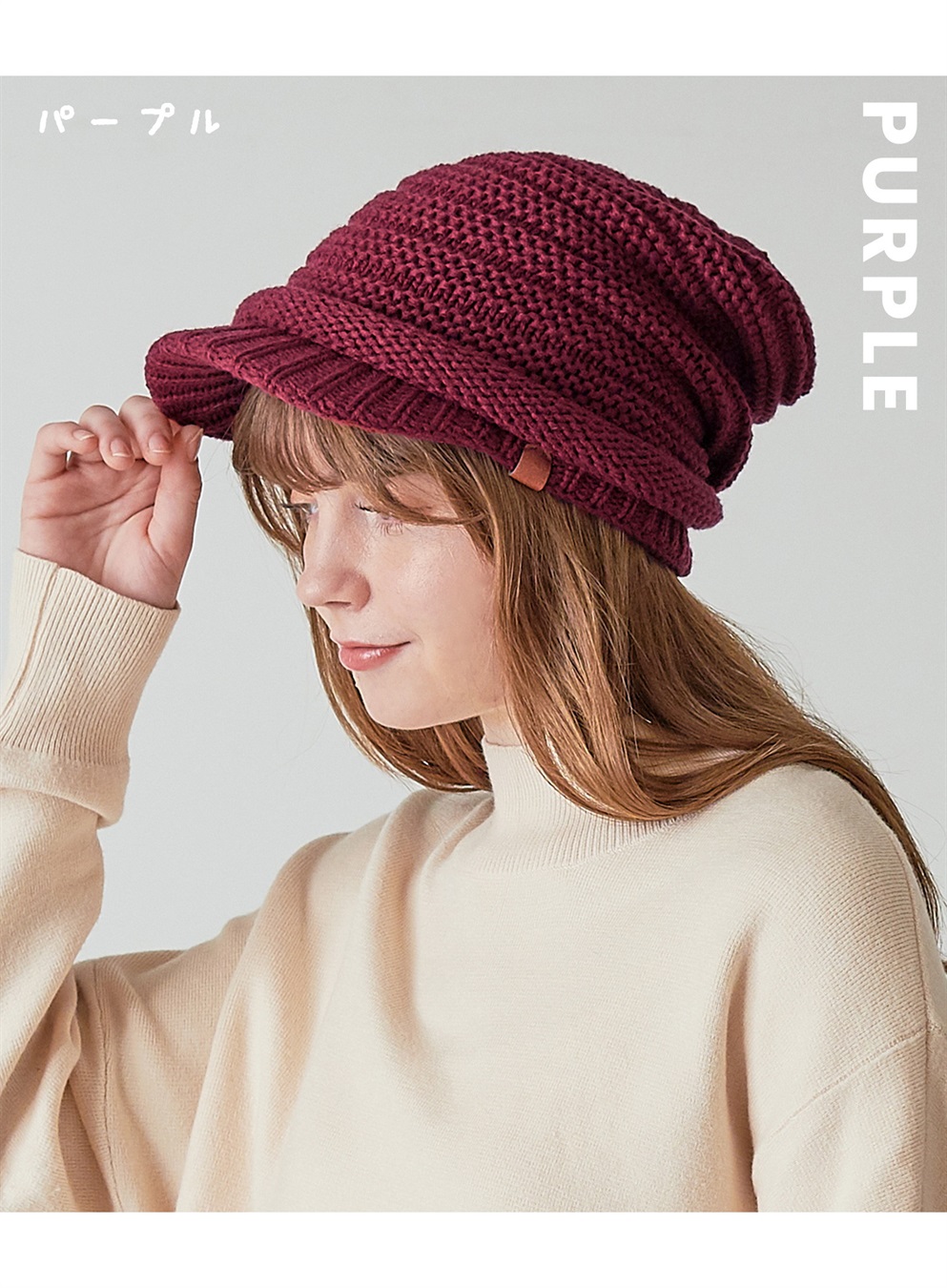 HATMIKKE 【HATMIKKE / ハットミッケ】シンプルニットキャスケット_sub_24