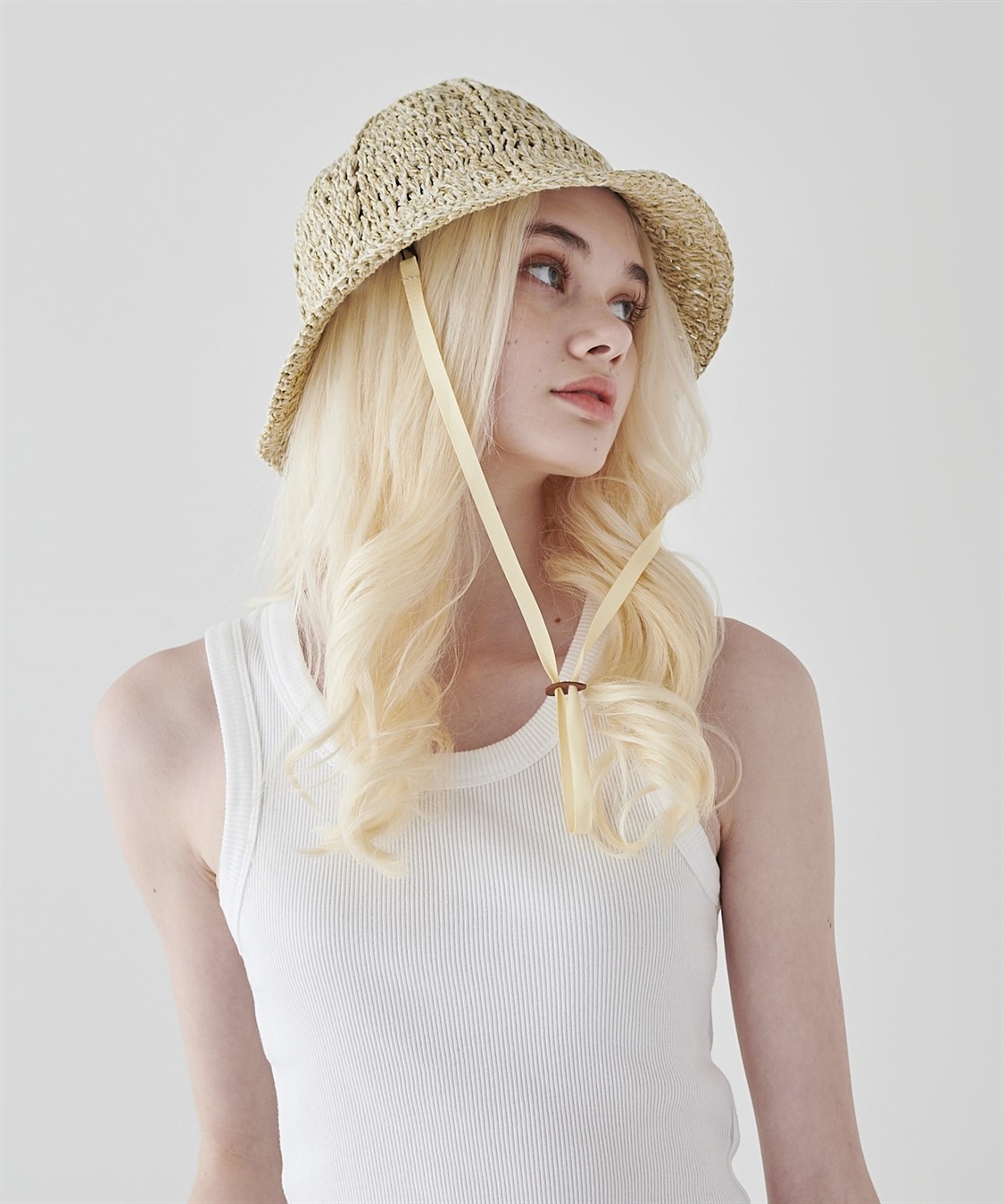 HATMIKKE 【HATMIKKE / ハットミッケ】ストラップ付き柔らかフィット手編みチューリップハット_sub_10