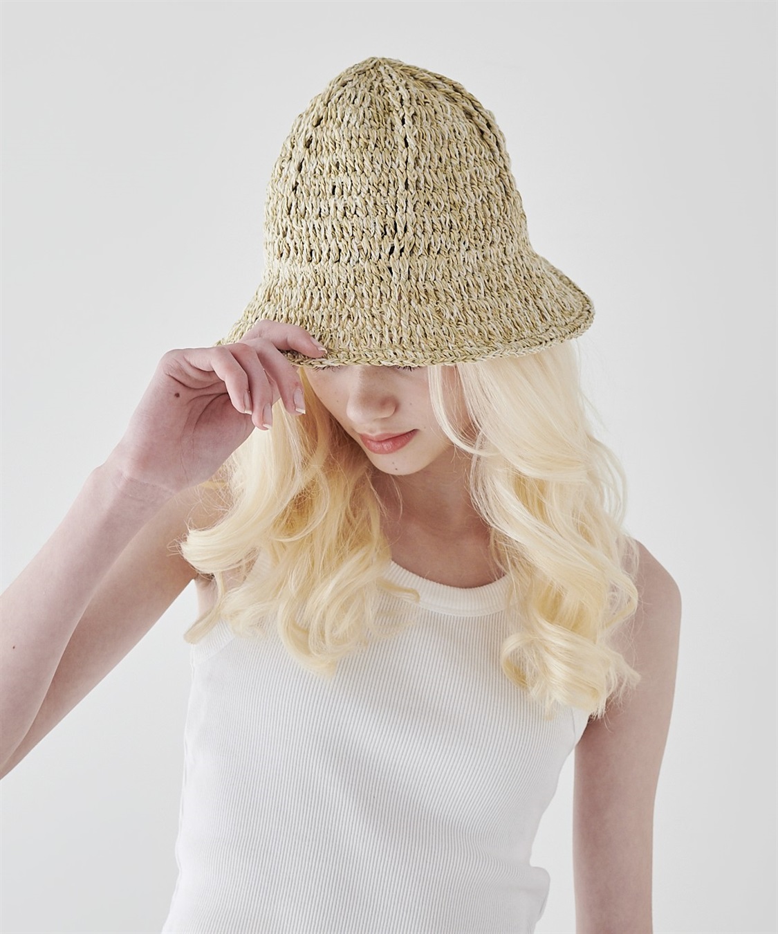 HATMIKKE 【HATMIKKE / ハットミッケ】ストラップ付き柔らかフィット手編みチューリップハット_sub_13