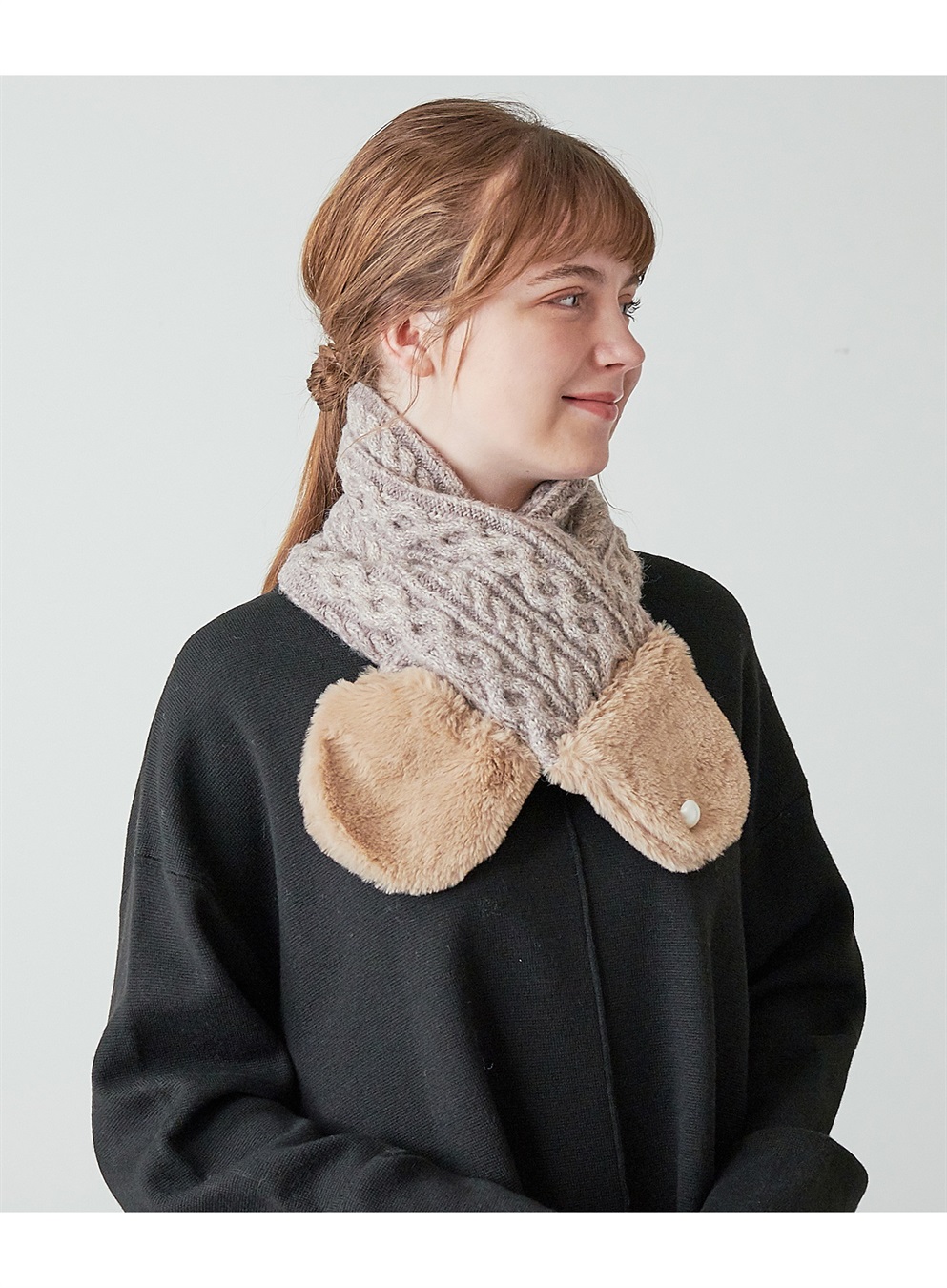 HATMIKKE 【HATMIKKE】ファーコンビプチマフラー_sub_4