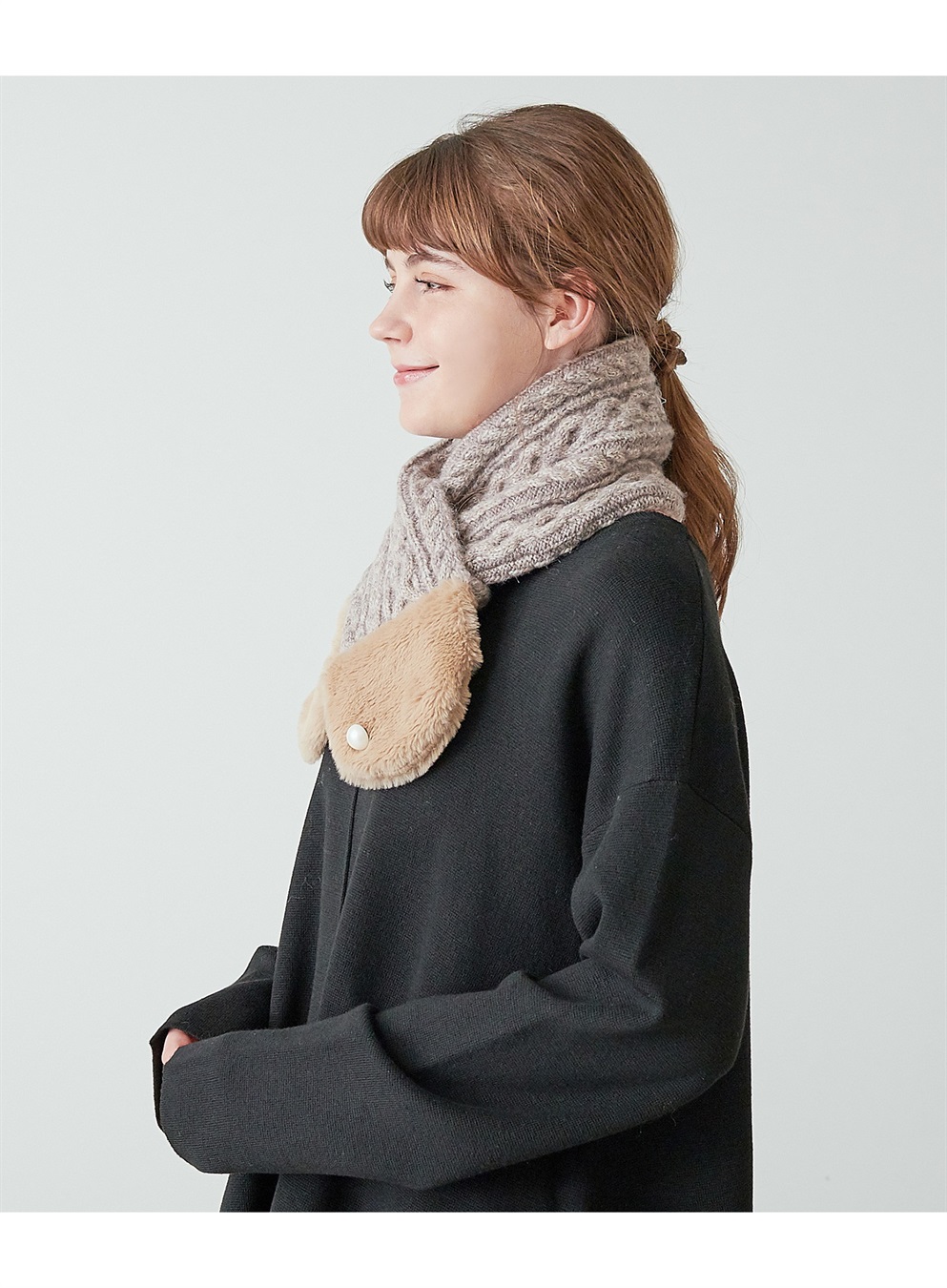 HATMIKKE 【HATMIKKE】ファーコンビプチマフラー_sub_5