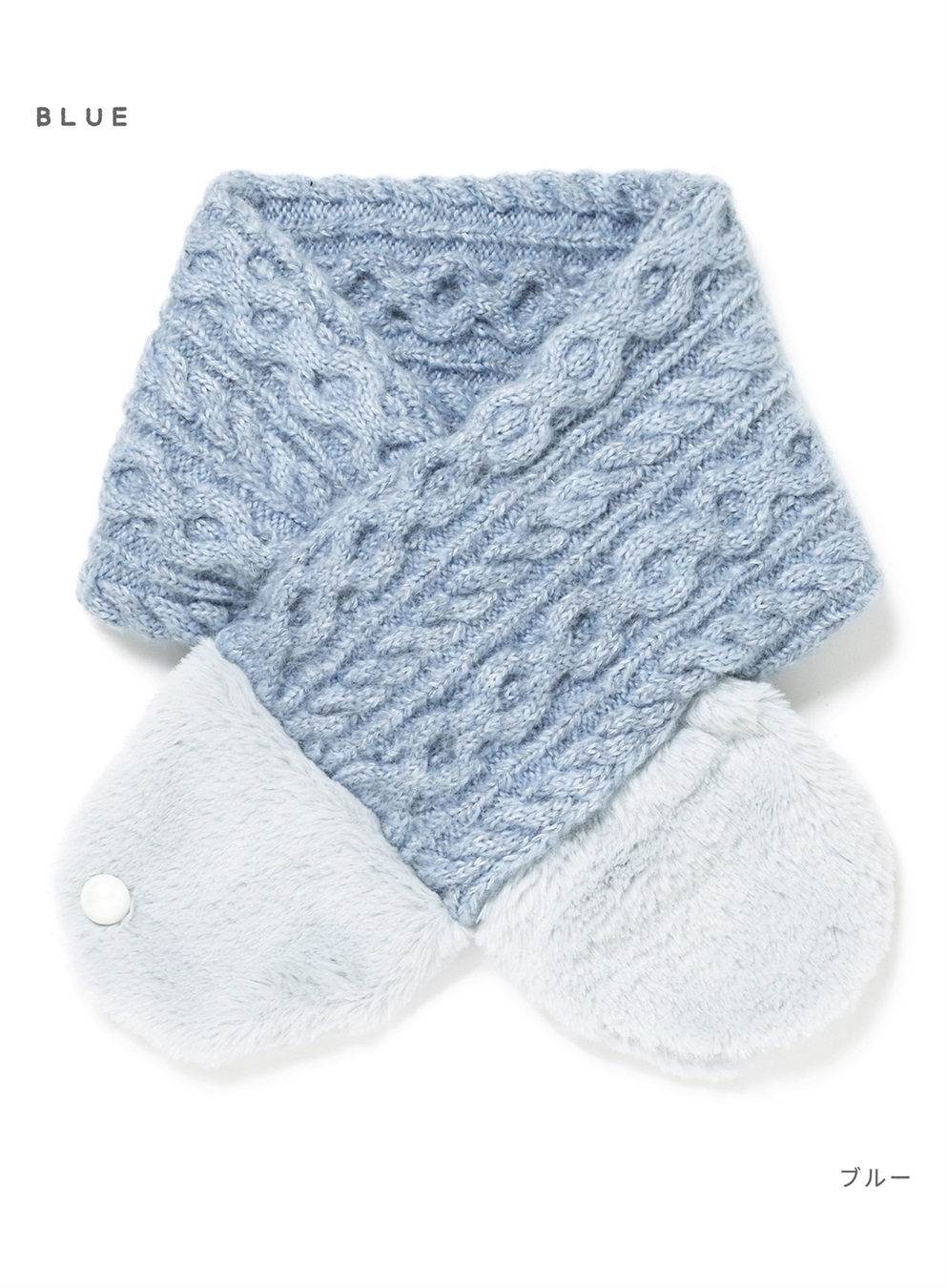 HATMIKKE 【HATMIKKE】ファーコンビプチマフラー_sub_14