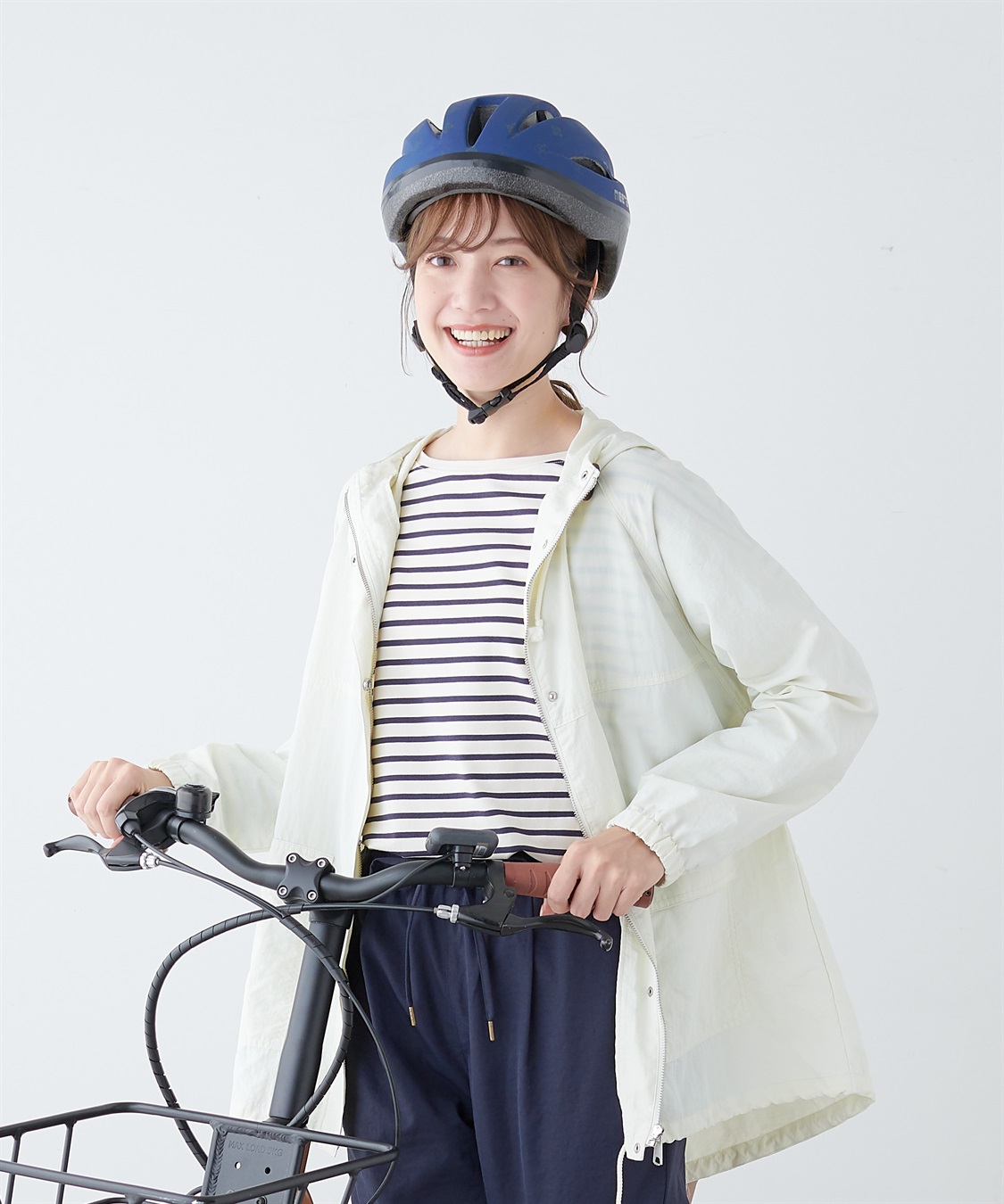 HATMIKKE 【MEET】軽量ヘルメット モノグラム柄 SG規格 自転車ヘルメット_sub_5