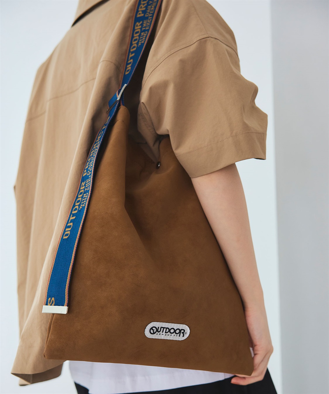 CROSS FUNCTION OUTDOOR PRODUCTS (アウトドアプロダクツ) ジャガードテープスウェードライクトートバッグ_sub_2