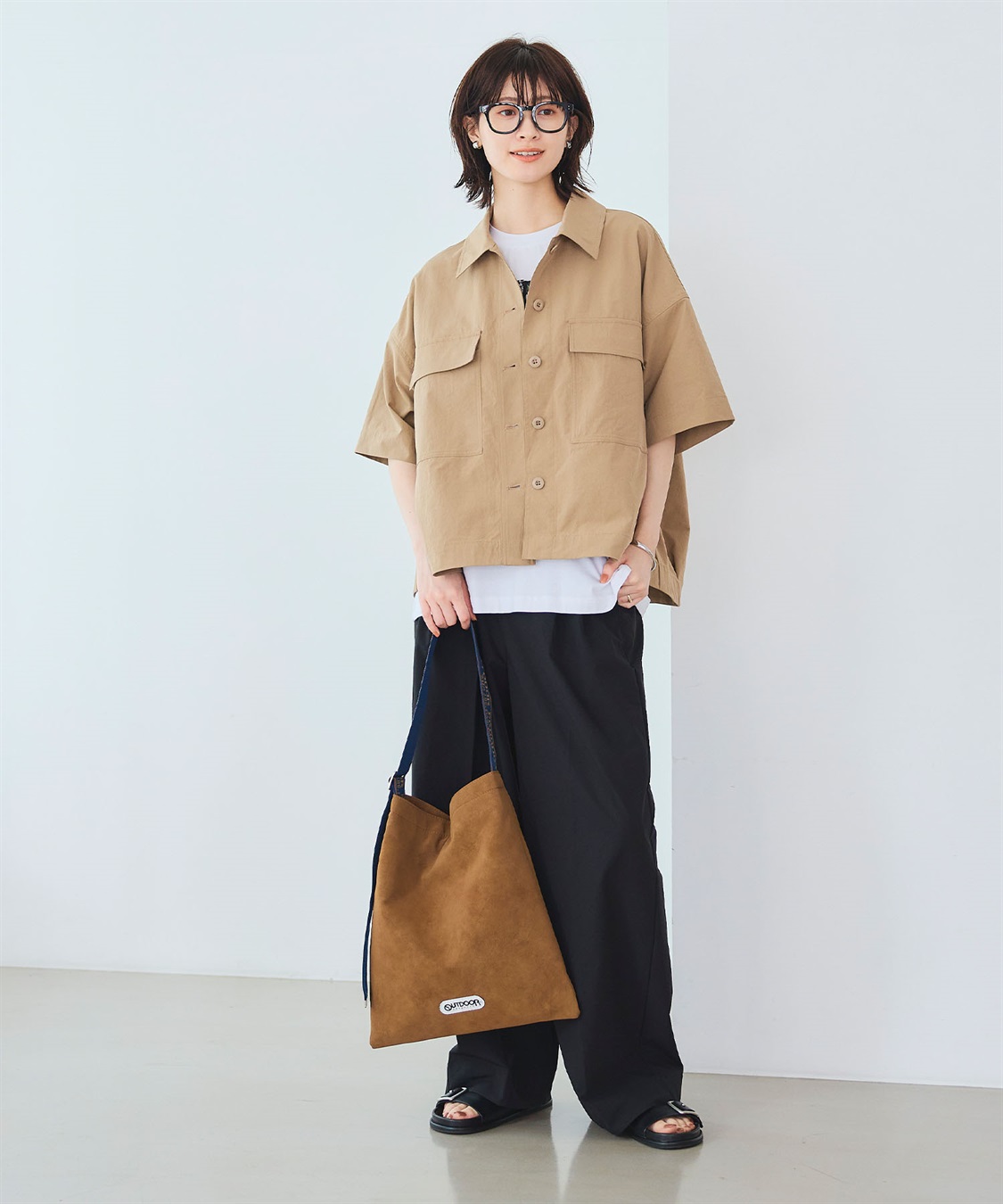 CROSS FUNCTION OUTDOOR PRODUCTS (アウトドアプロダクツ) ジャガードテープスウェードライクトートバッグ_sub_4