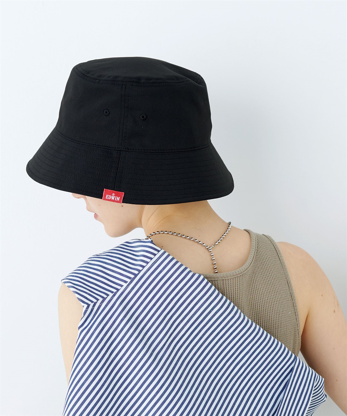 Life Style by cross marche 【EDWIN / エドウィン】ロゴ刺繍ツイルバケットハット【HATMIKKE / ハットミッケ】_sub_9