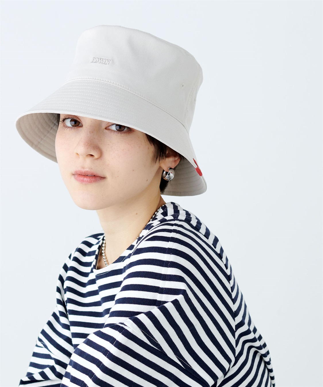 Life Style by cross marche 【EDWIN / エドウィン】ロゴ刺繍ツイルバケットハット【HATMIKKE / ハットミッケ】_sub_11