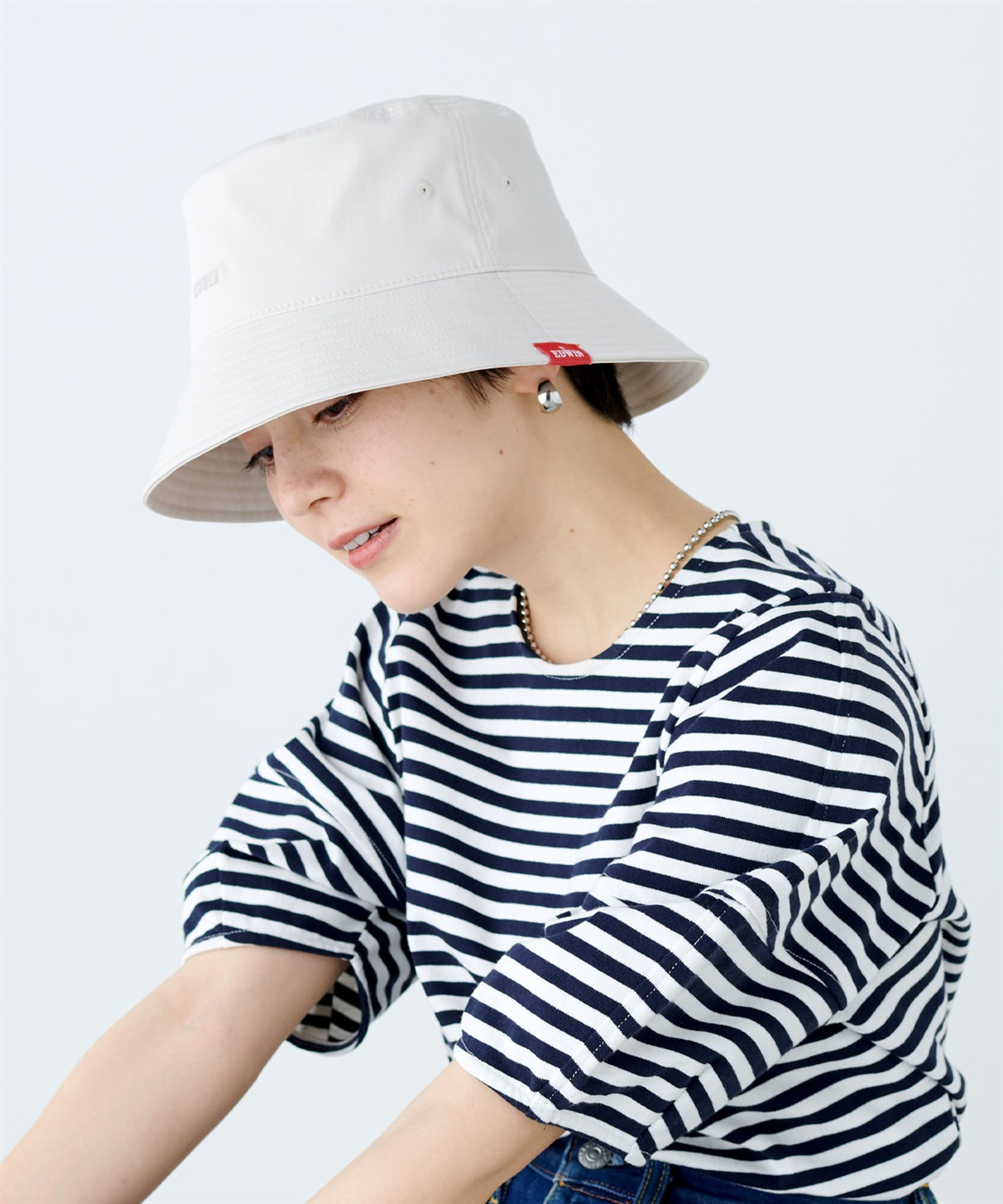 Life Style by cross marche 【EDWIN / エドウィン】ロゴ刺繍ツイルバケットハット【HATMIKKE / ハットミッケ】_sub_12