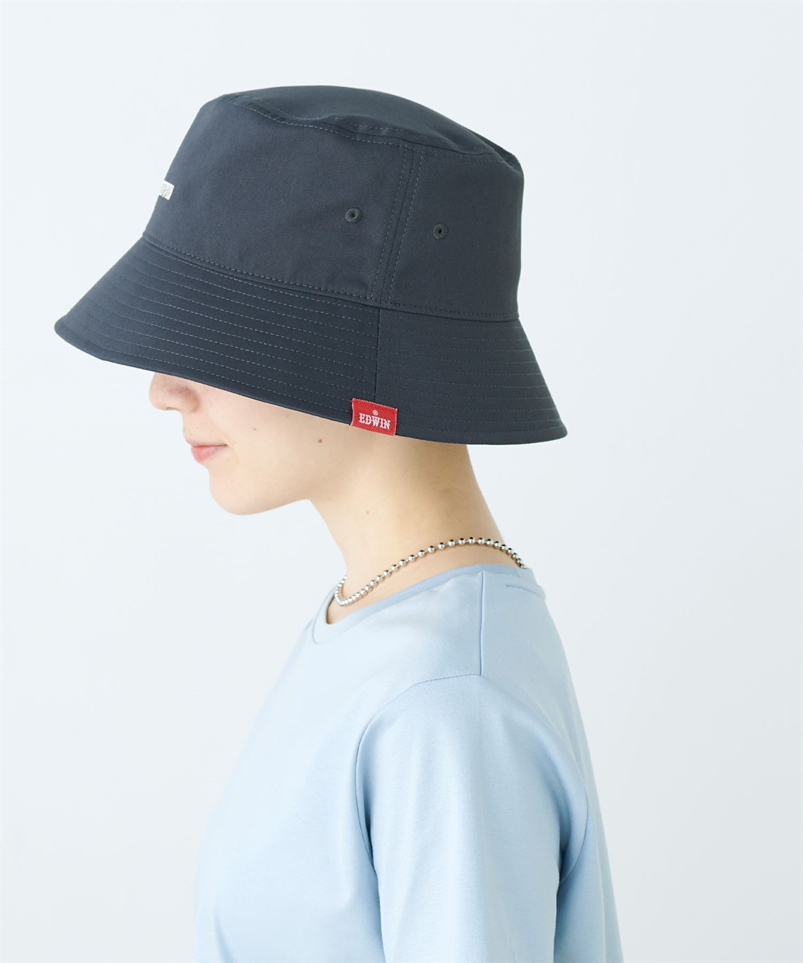 Life Style by cross marche 【EDWIN / エドウィン】ロゴ刺繍ツイルバケットハット【HATMIKKE / ハットミッケ】_sub_19