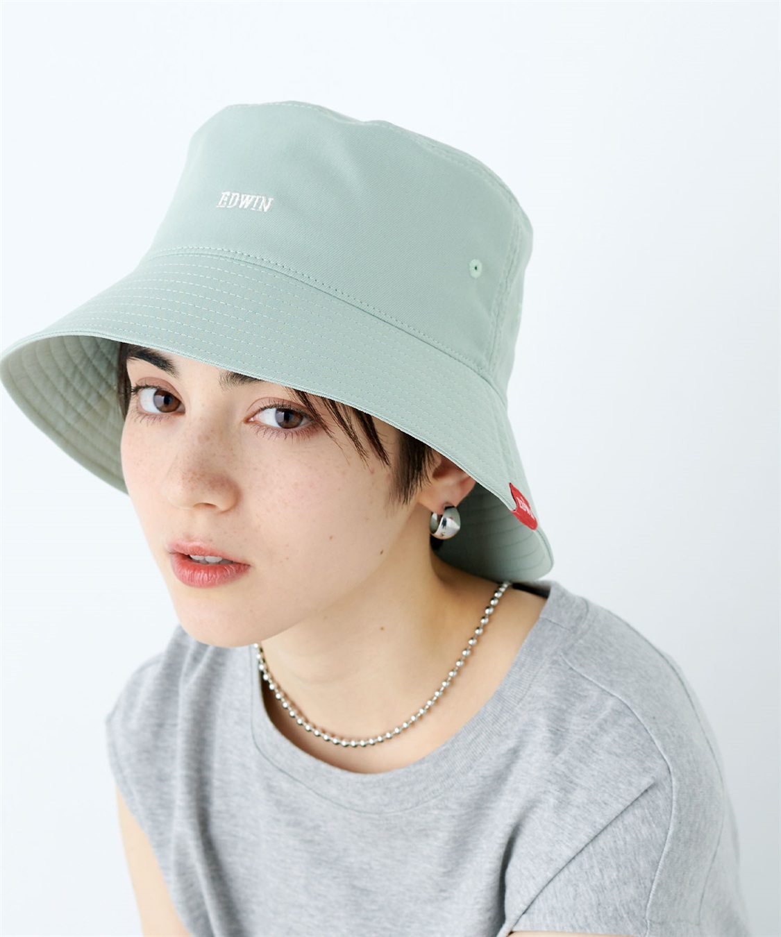 Life Style by cross marche 【EDWIN / エドウィン】ロゴ刺繍ツイルバケットハット【HATMIKKE / ハットミッケ】_sub_24