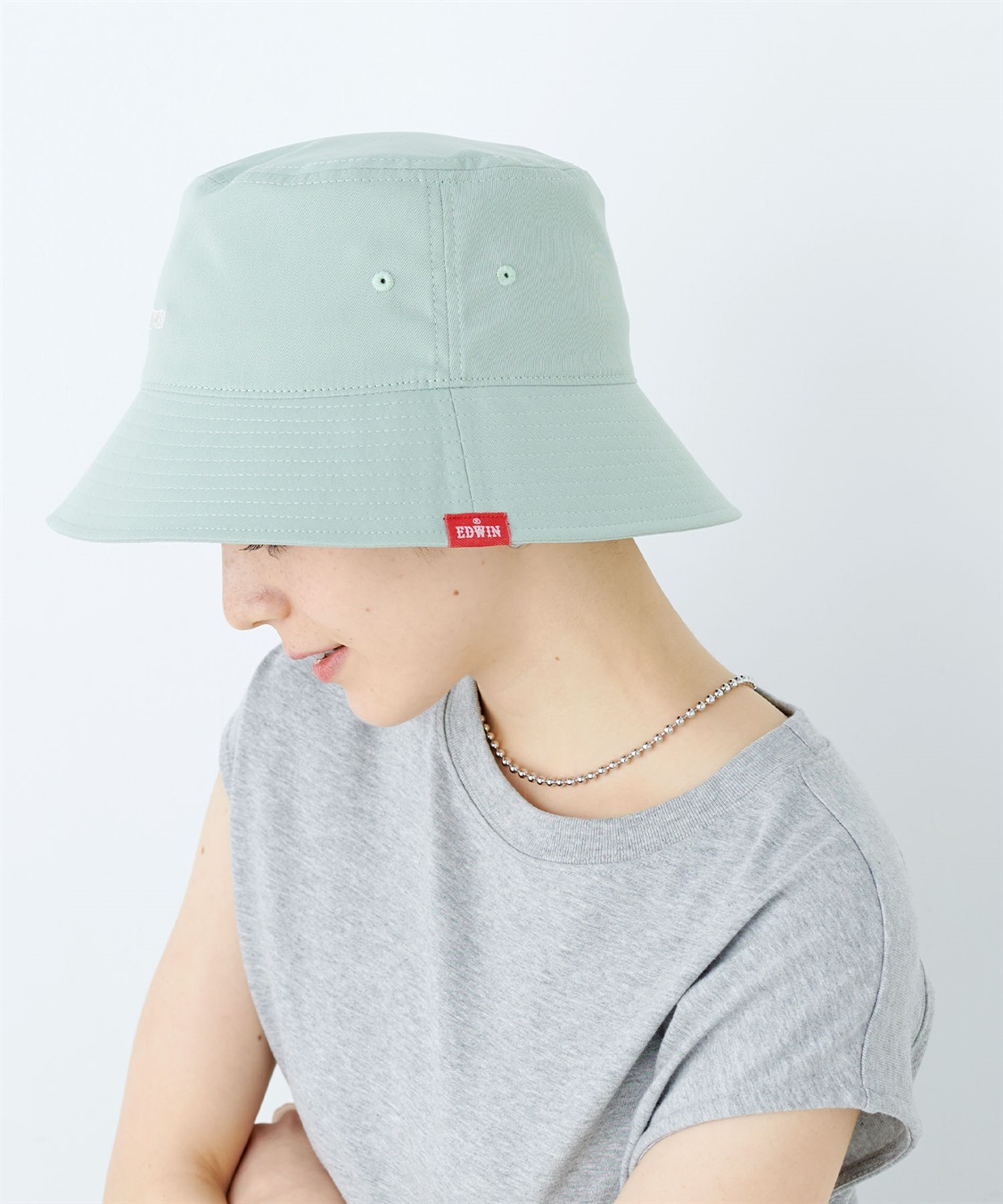 Life Style by cross marche 【EDWIN / エドウィン】ロゴ刺繍ツイルバケットハット【HATMIKKE / ハットミッケ】_sub_25