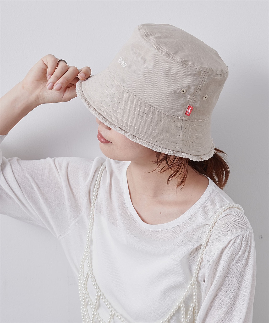 HATMIKKE EDWINフリンジバケットハット【HATMIKKE/ハットミッケ】_sub_4