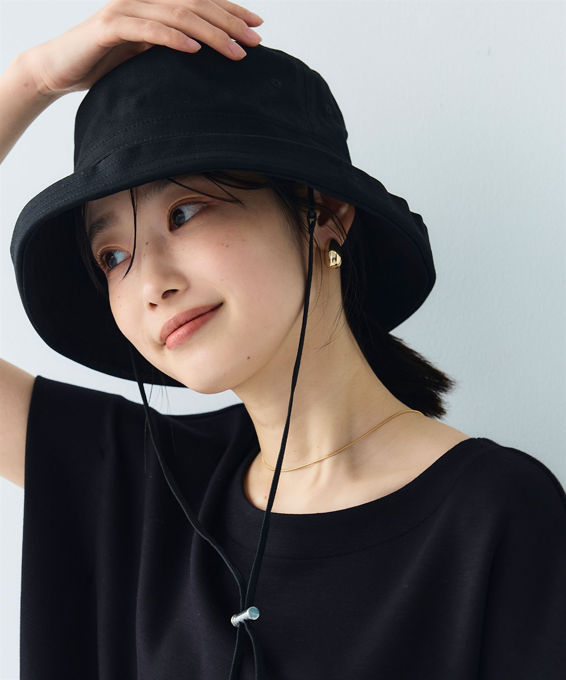 CROSS FUNCTION 《UPF50+》エブ楽 綿麻エッジアップクロッシェハット_sub_4