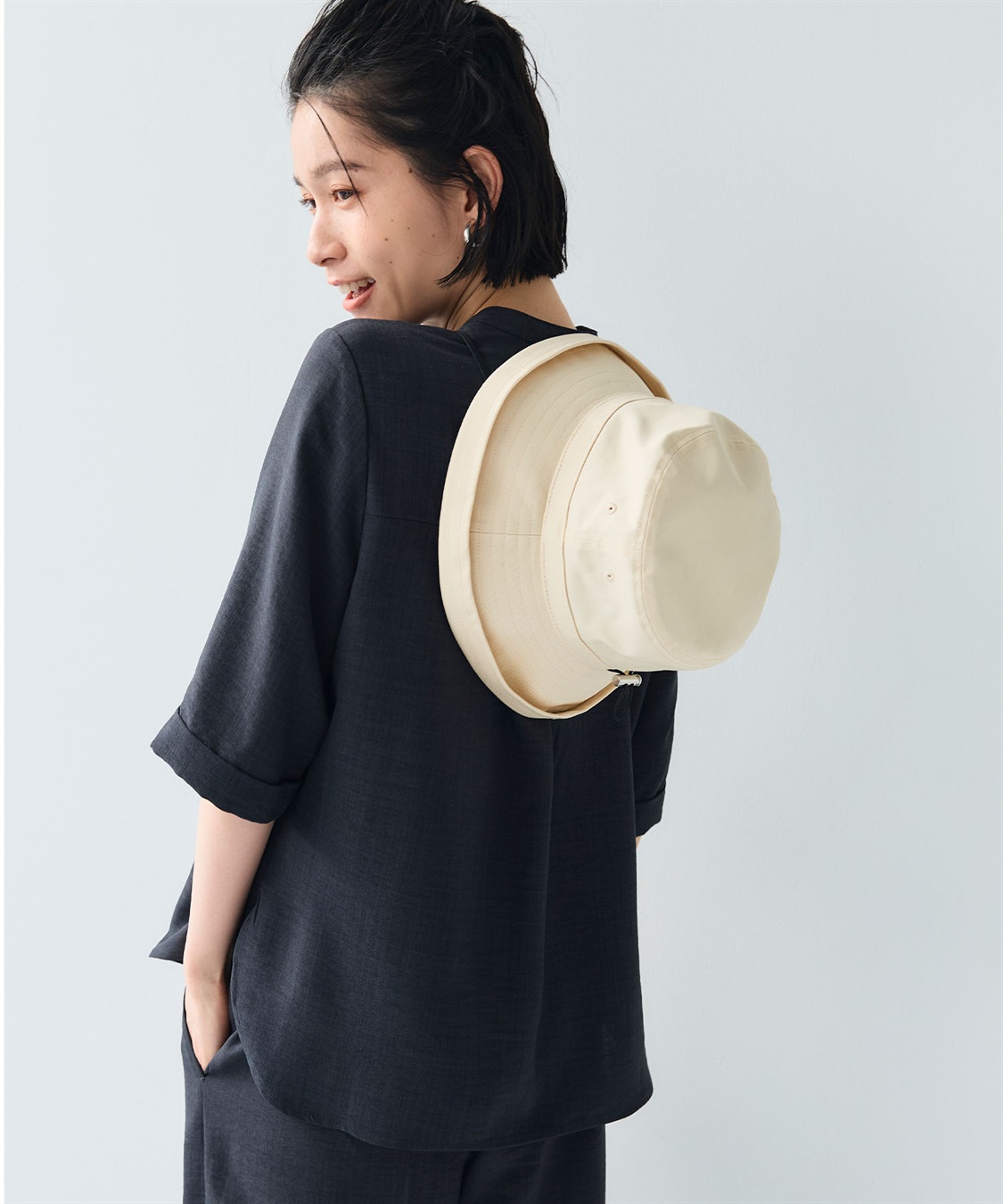 CROSS FUNCTION 《UPF50+》エブ楽 綿麻エッジアップクロッシェハット_sub_14