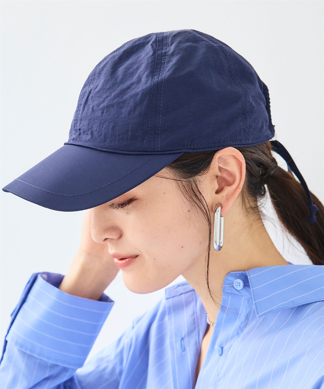 CROSS FUNCTION 《UPF50+》エブ楽 ドロストタフタキャップ_sub_2