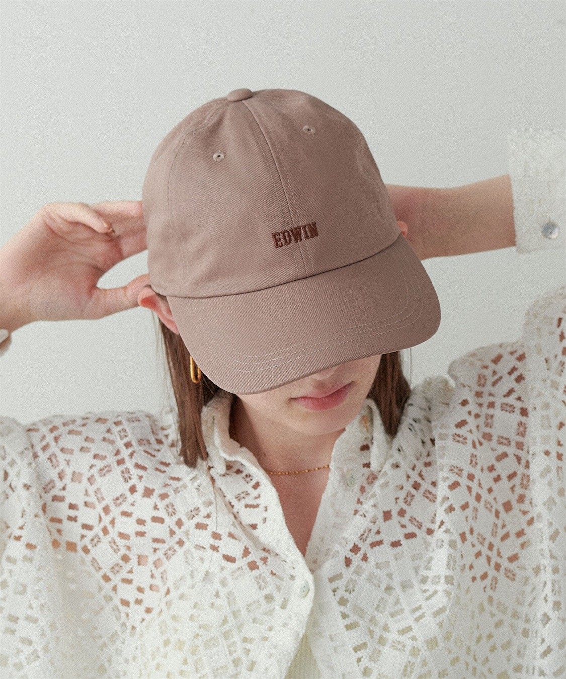 HATMIKKE 【EDWIN/エドウィン】配色ロゴ刺しゅうキャップ_sub_3