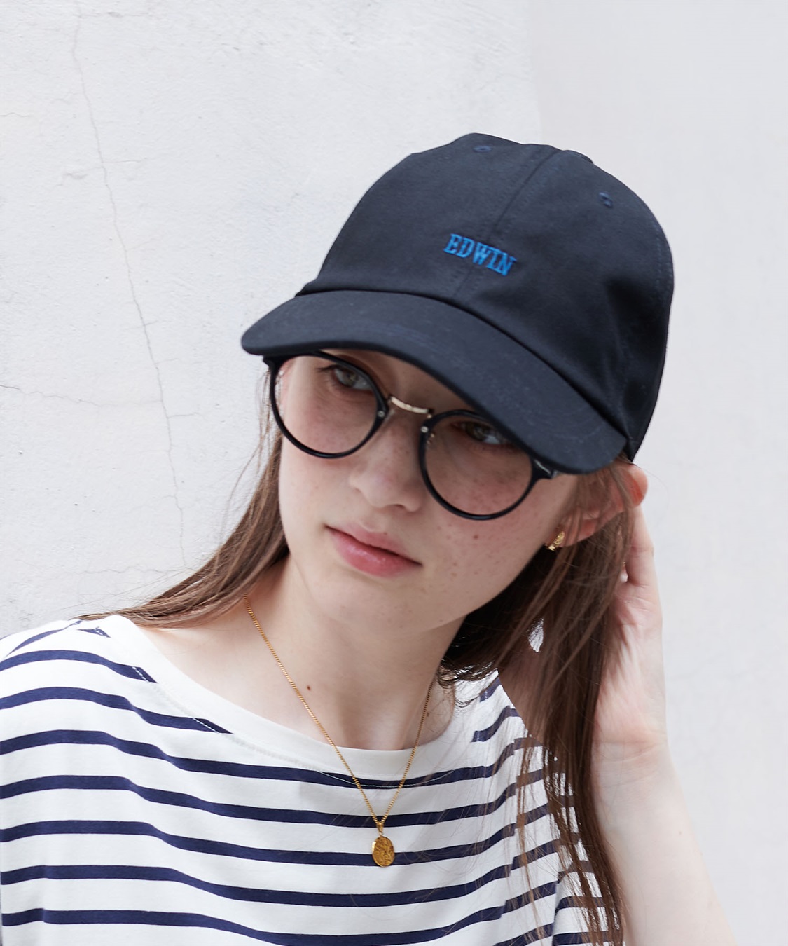 HATMIKKE 【EDWIN/エドウィン】配色ロゴ刺しゅうキャップ_sub_6
