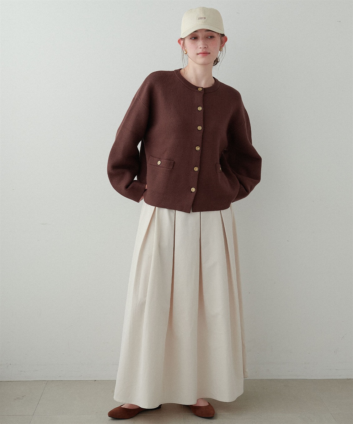 HATMIKKE 【EDWIN/エドウィン】配色ロゴ刺しゅうキャップ_sub_15