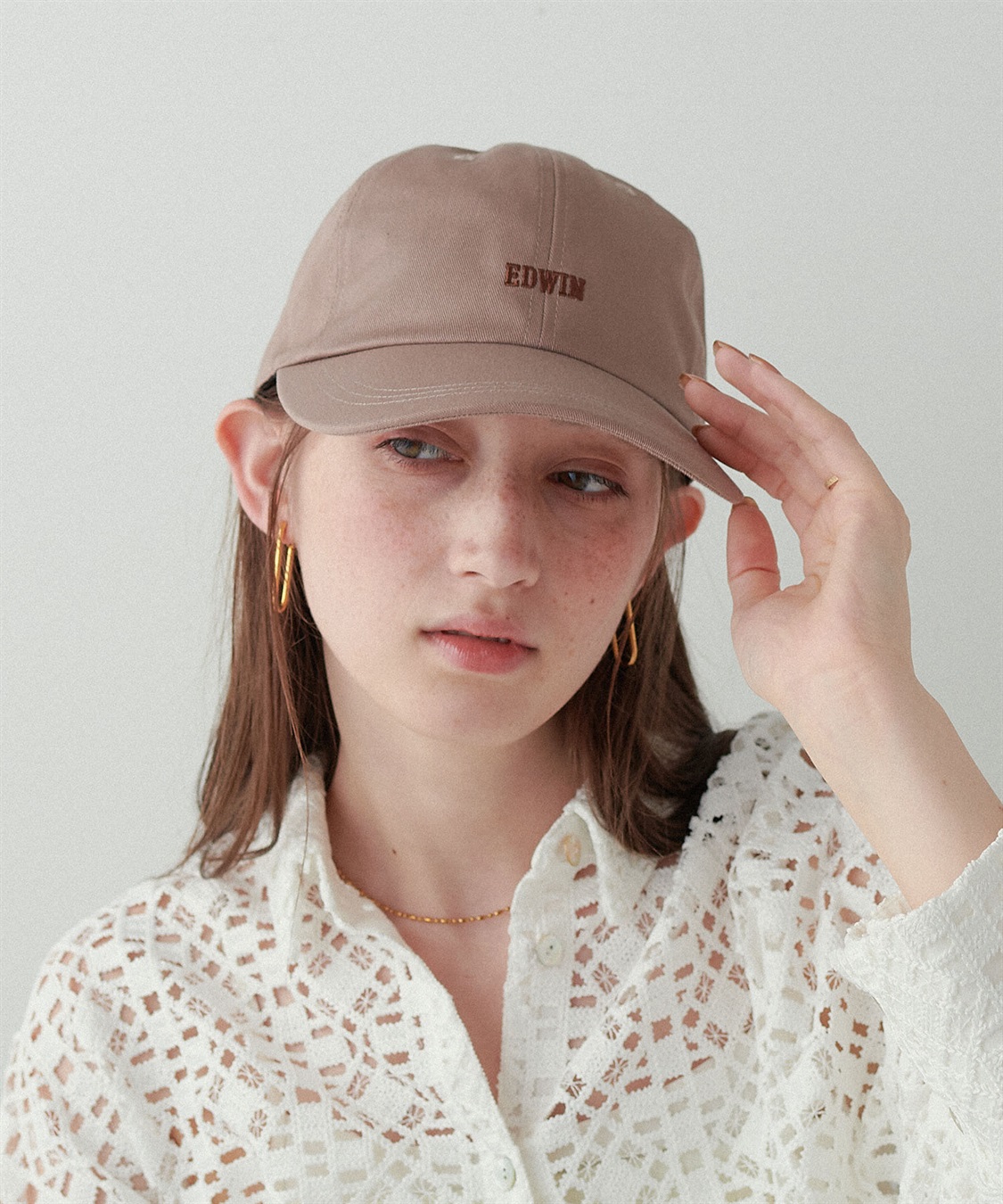 HATMIKKE 【EDWIN/エドウィン】配色ロゴ刺しゅうキャップ_sub_20