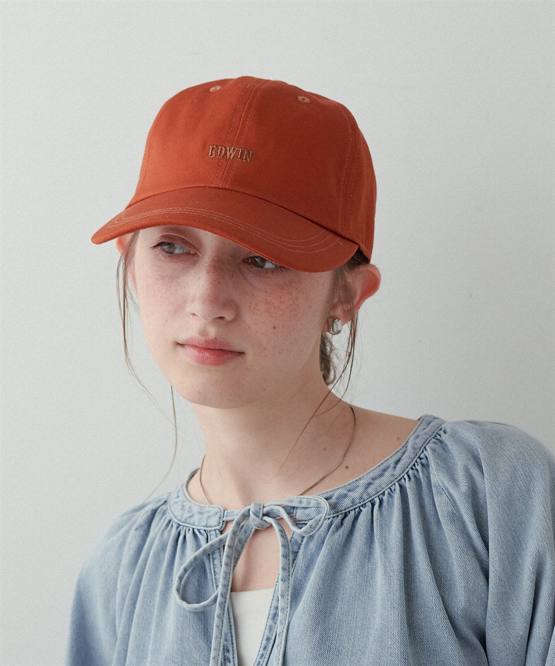 HATMIKKE 【EDWIN/エドウィン】配色ロゴ刺しゅうキャップ_sub_24