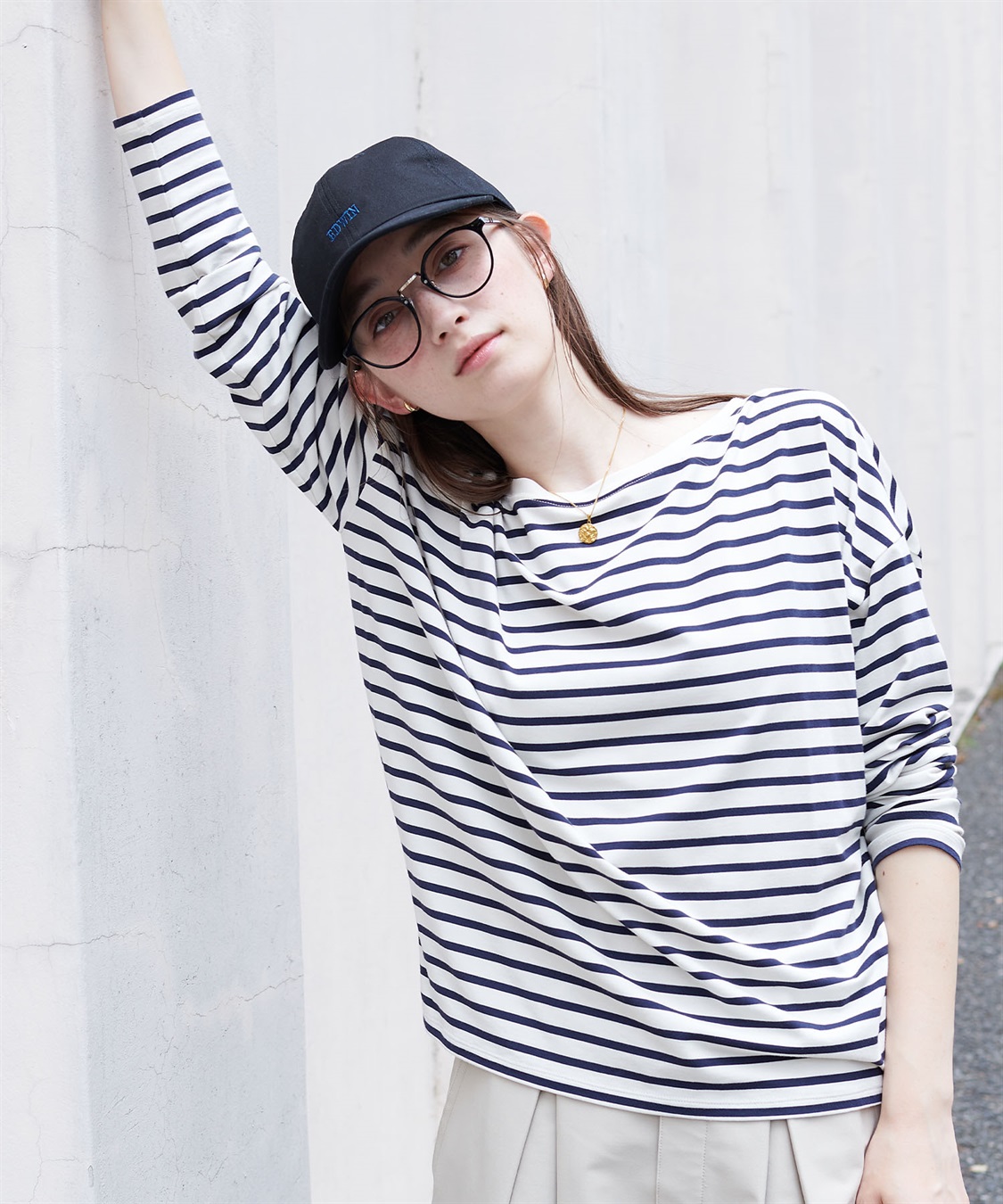 HATMIKKE 【EDWIN/エドウィン】配色ロゴ刺しゅうキャップ_sub_26