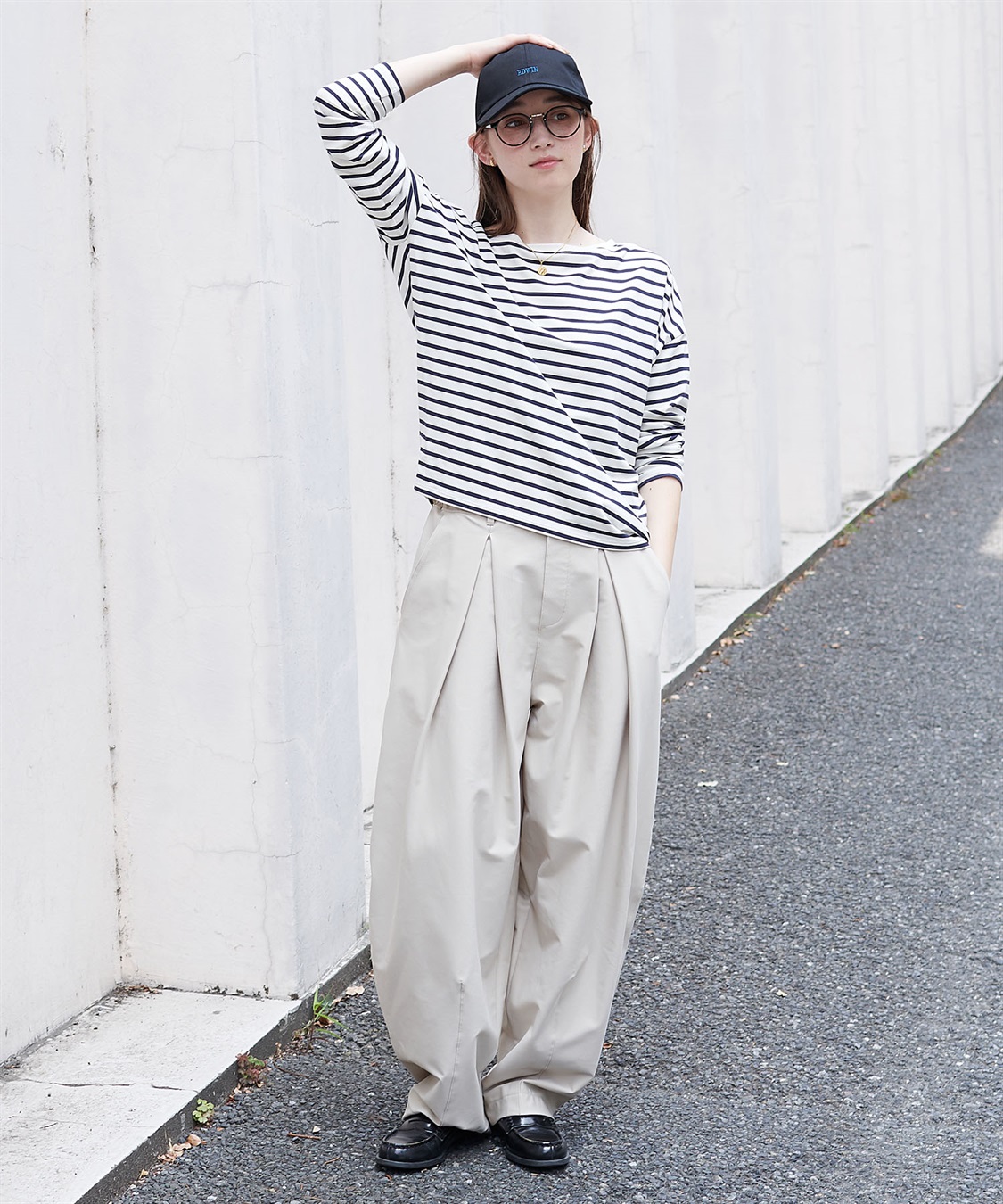 HATMIKKE 【EDWIN/エドウィン】配色ロゴ刺しゅうキャップ_sub_27