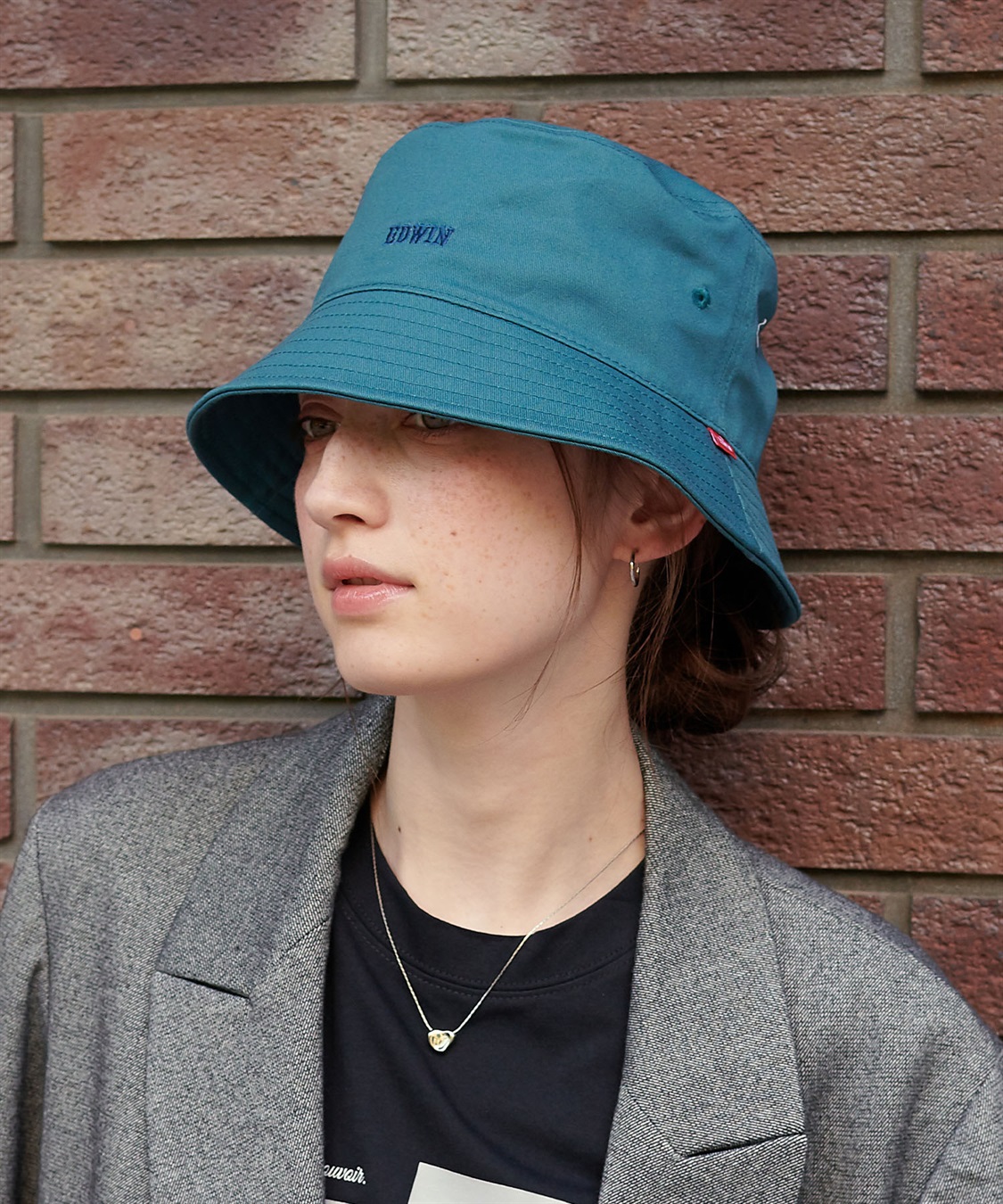 HATMIKKE 【EDWIN/エドウィン】配色ロゴ刺しゅうバケットハット_sub_18