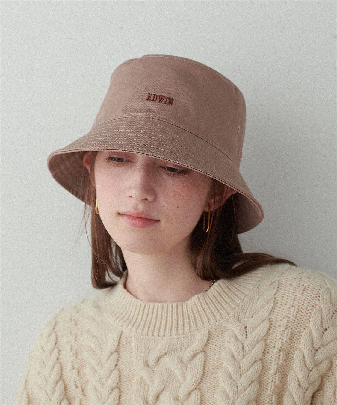 HATMIKKE 【EDWIN/エドウィン】配色ロゴ刺しゅうバケットハット_sub_22