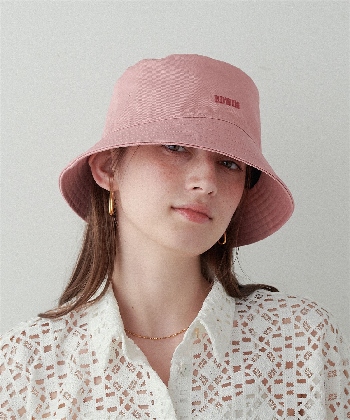 HATMIKKE 【EDWIN/エドウィン】配色ロゴ刺しゅうバケットハット_sub_25