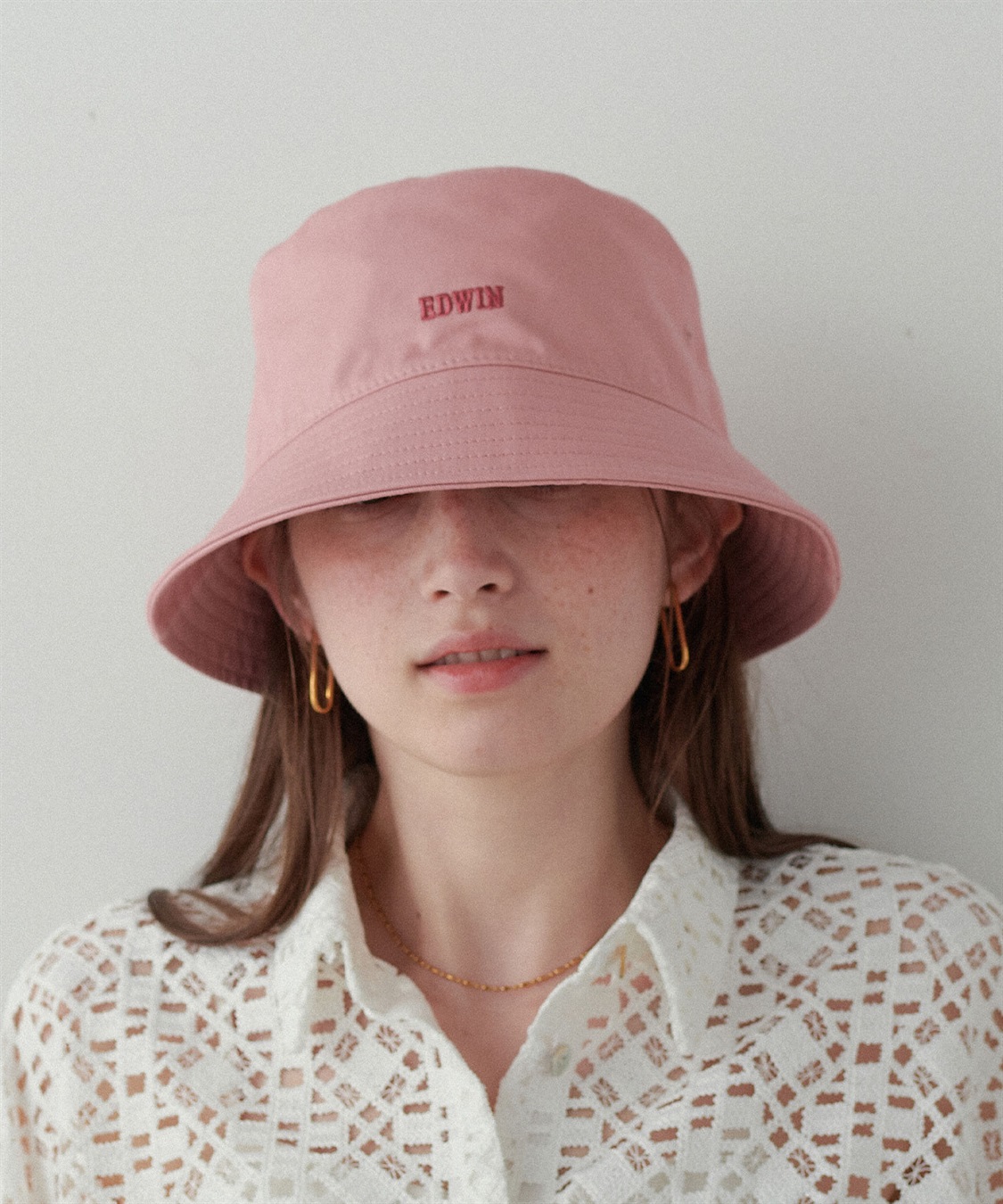 HATMIKKE 【EDWIN/エドウィン】配色ロゴ刺しゅうバケットハット_sub_26