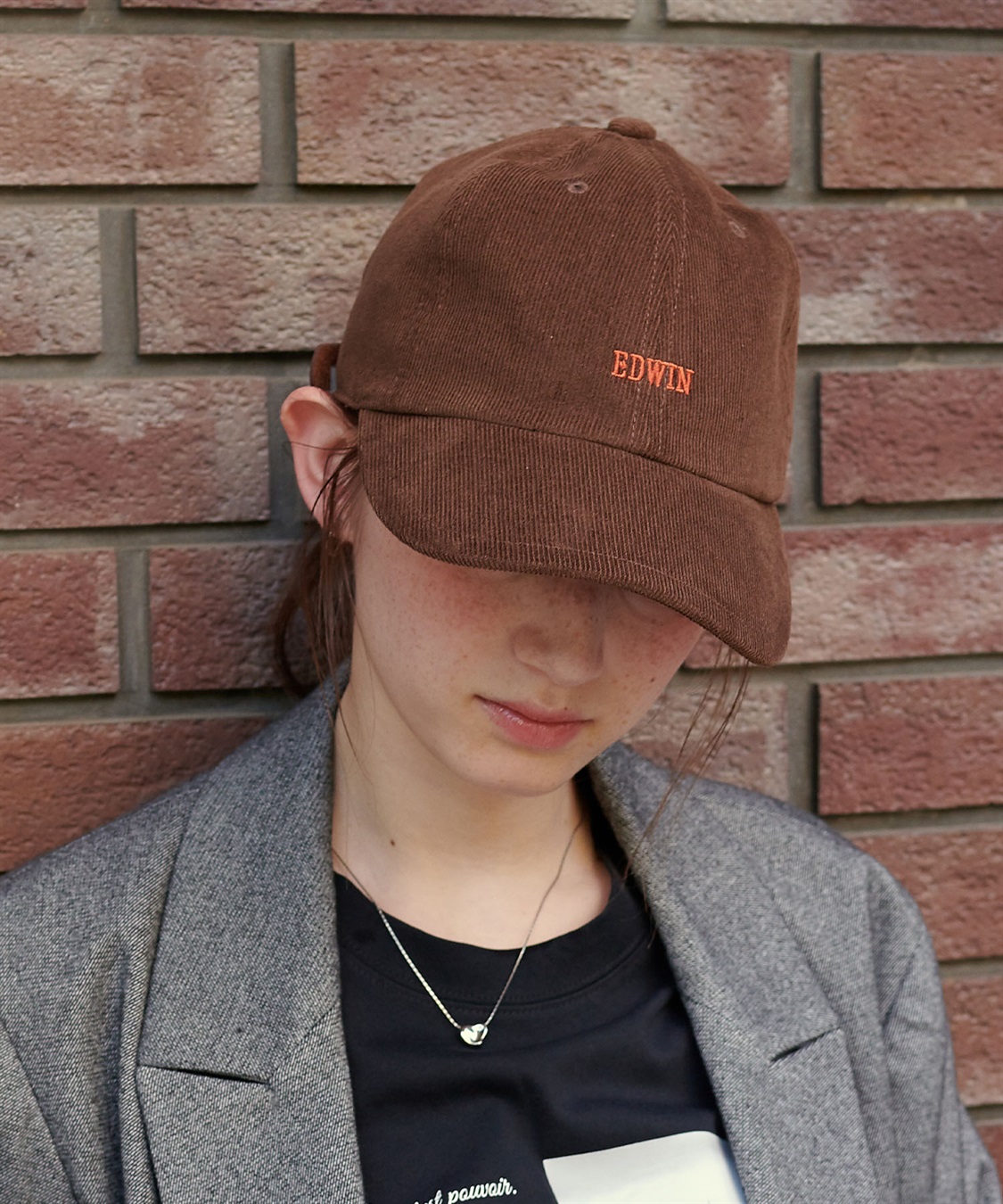 HATMIKKE 【EDWIN/エドウィン】コーデュロイ刺しゅうキャップ_sub_4