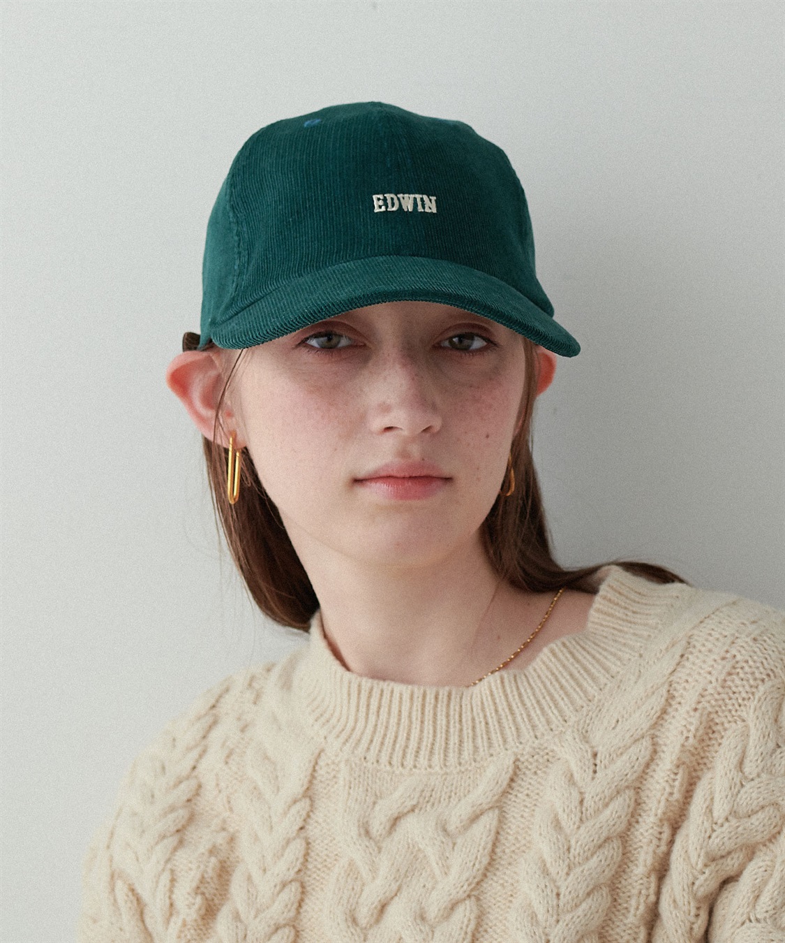 HATMIKKE 【EDWIN/エドウィン】コーデュロイ刺しゅうキャップ_sub_5