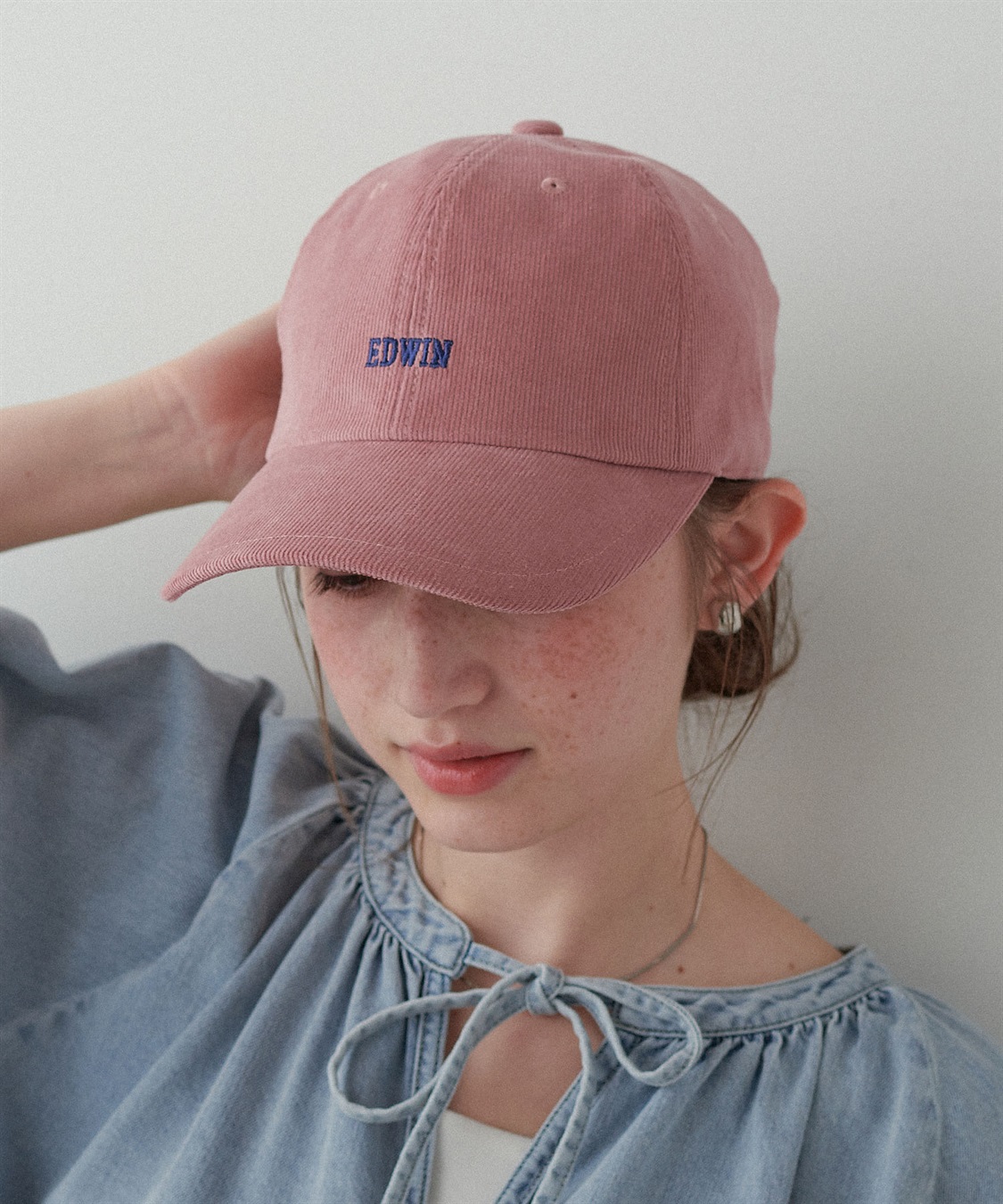 HATMIKKE 【EDWIN/エドウィン】コーデュロイ刺しゅうキャップ_sub_7