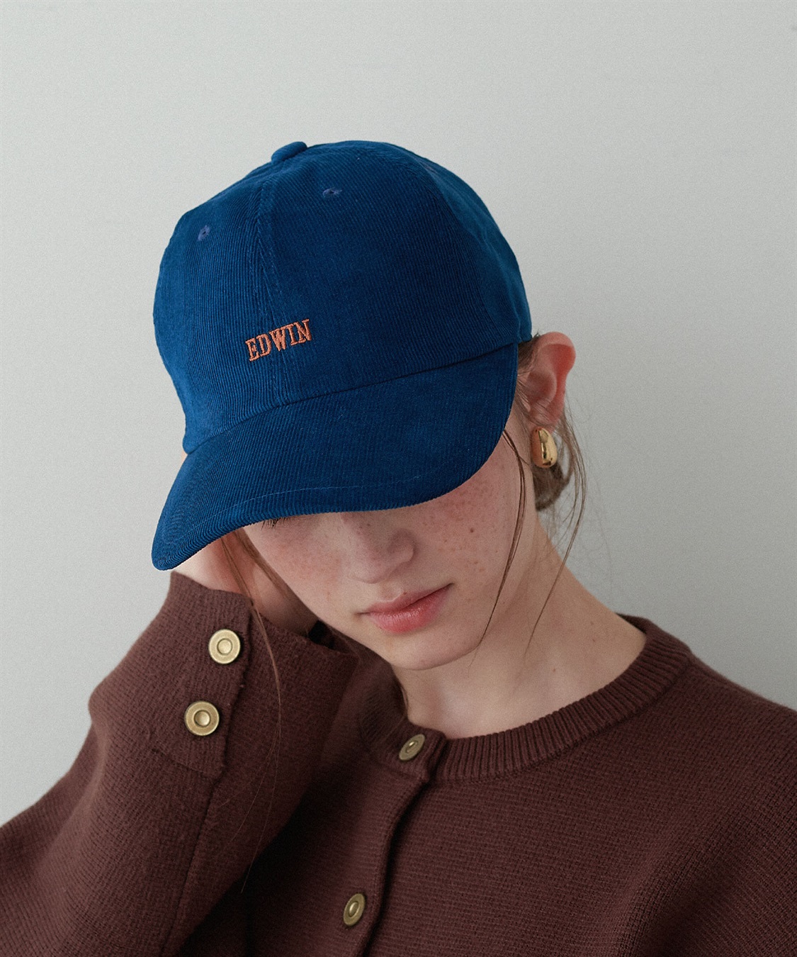 HATMIKKE 【EDWIN/エドウィン】コーデュロイ刺しゅうキャップ_sub_8