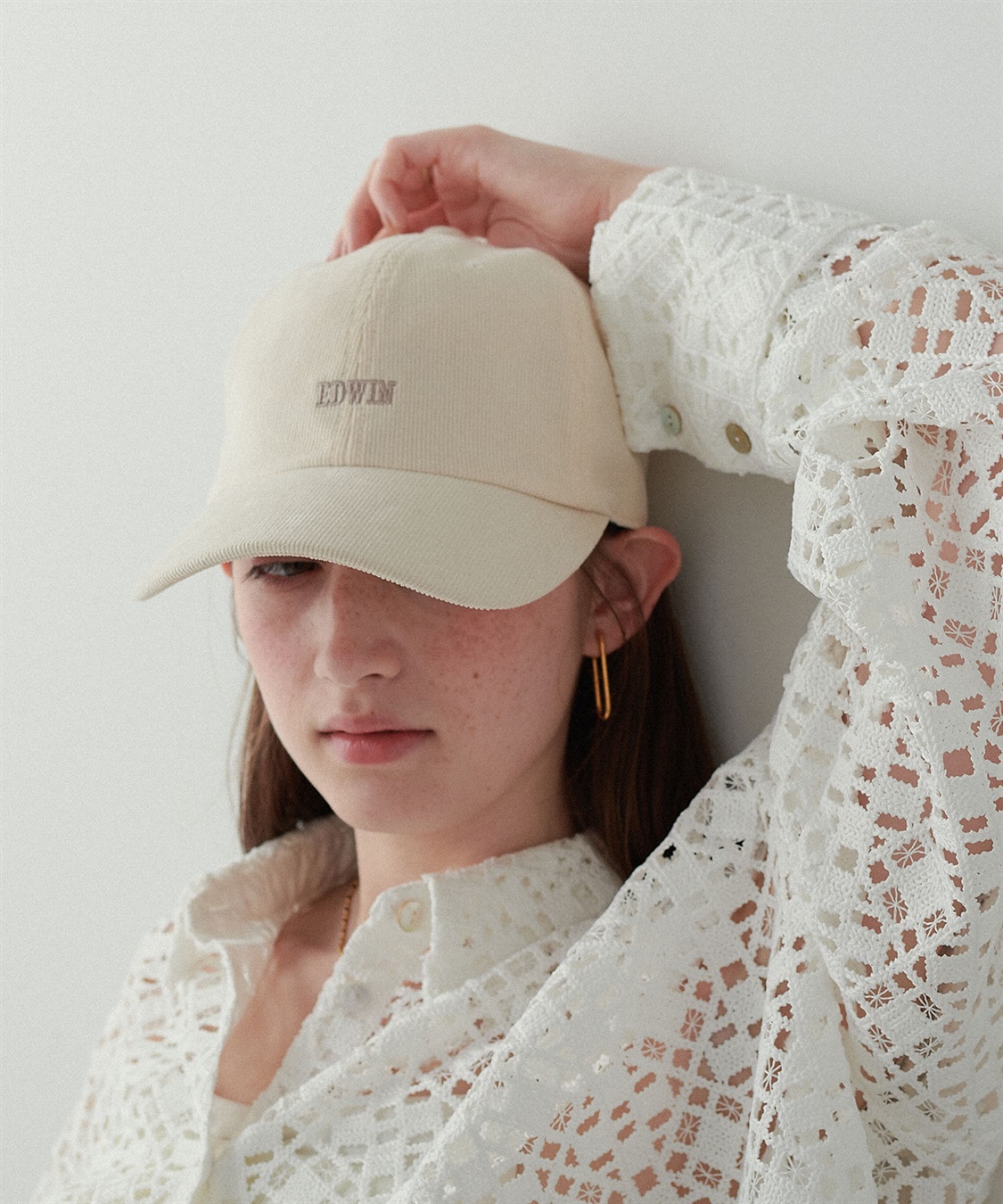 HATMIKKE 【EDWIN/エドウィン】コーデュロイ刺しゅうキャップ_sub_16