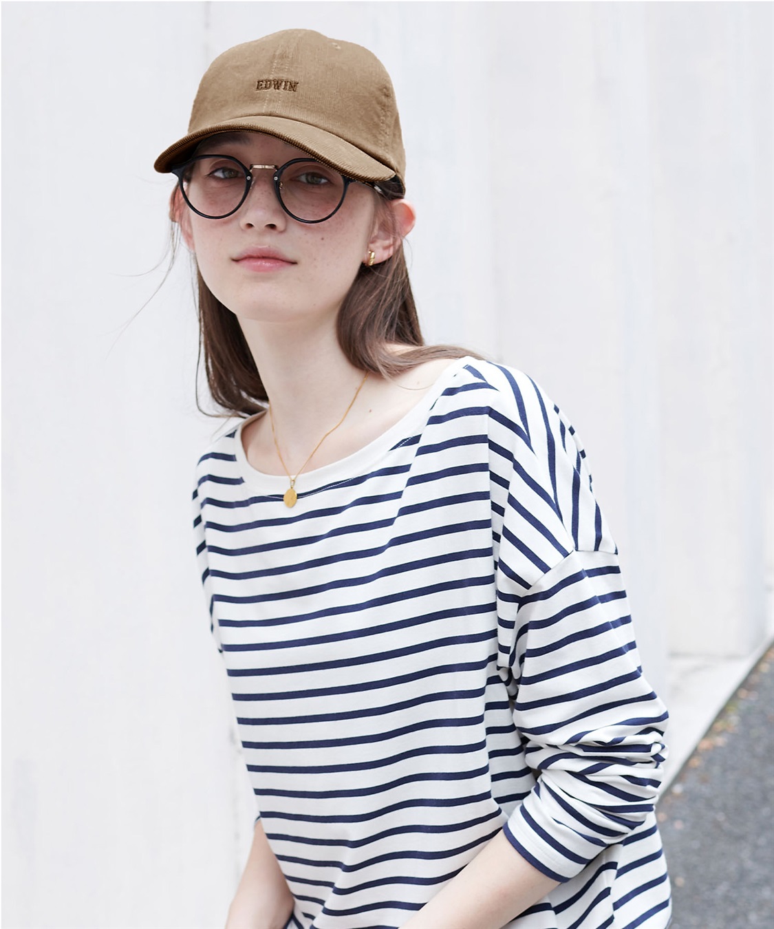 HATMIKKE 【EDWIN/エドウィン】コーデュロイ刺しゅうキャップ_sub_19