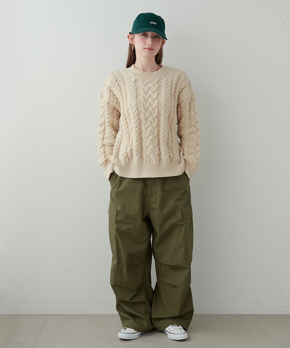 HATMIKKE 【EDWIN/エドウィン】コーデュロイ刺しゅうキャップ_sub_25