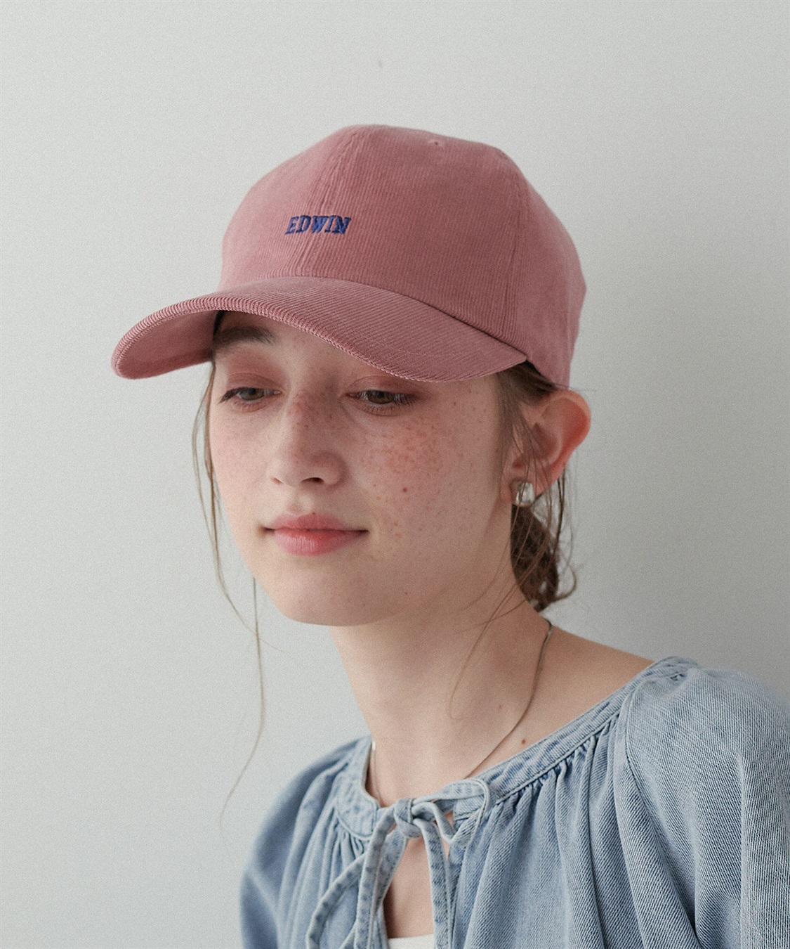 HATMIKKE 【EDWIN/エドウィン】コーデュロイ刺しゅうキャップ_sub_28