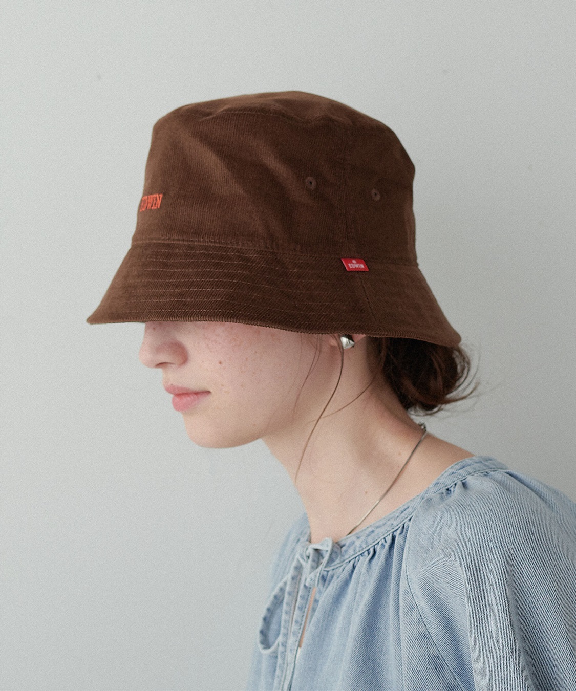 HATMIKKE 【EDWIN/エドウィン】コーデュロイ刺しゅうバケットハット_sub_7
