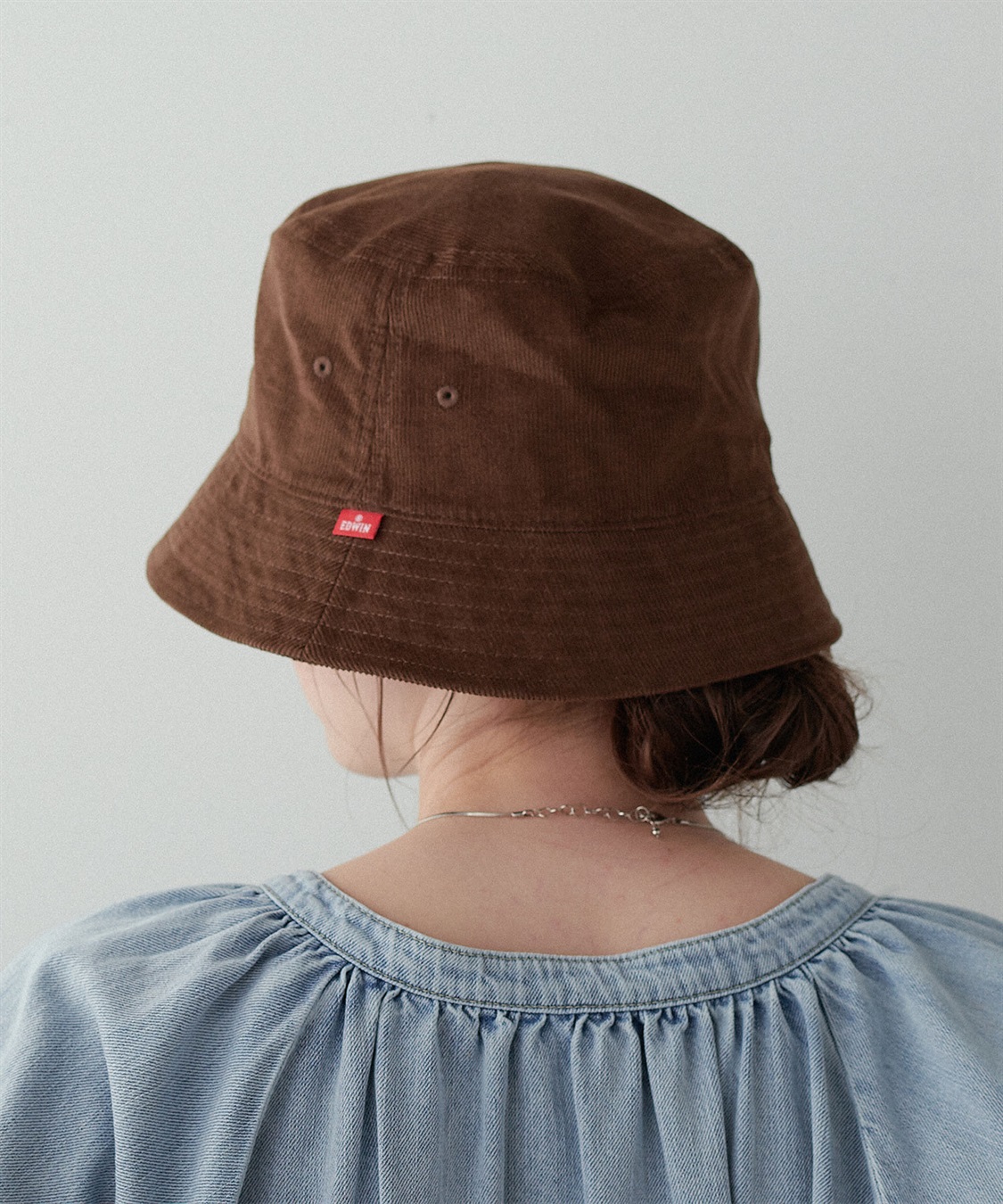 HATMIKKE 【EDWIN/エドウィン】コーデュロイ刺しゅうバケットハット_sub_8