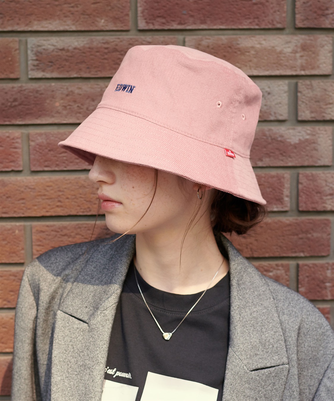 HATMIKKE 【EDWIN/エドウィン】コーデュロイ刺しゅうバケットハット_sub_26