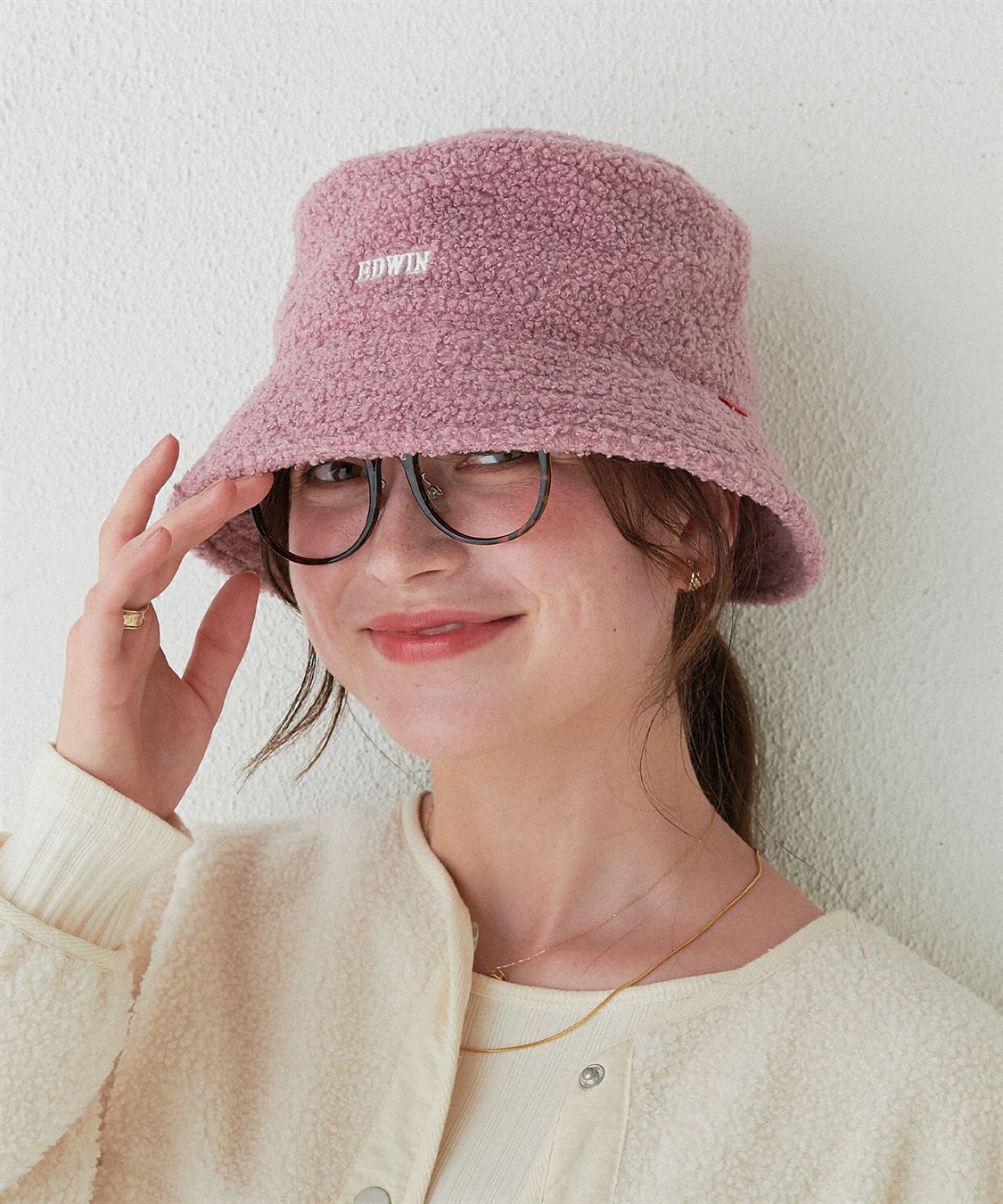 HATMIKKE EDWINボアバケットハット_sub_4