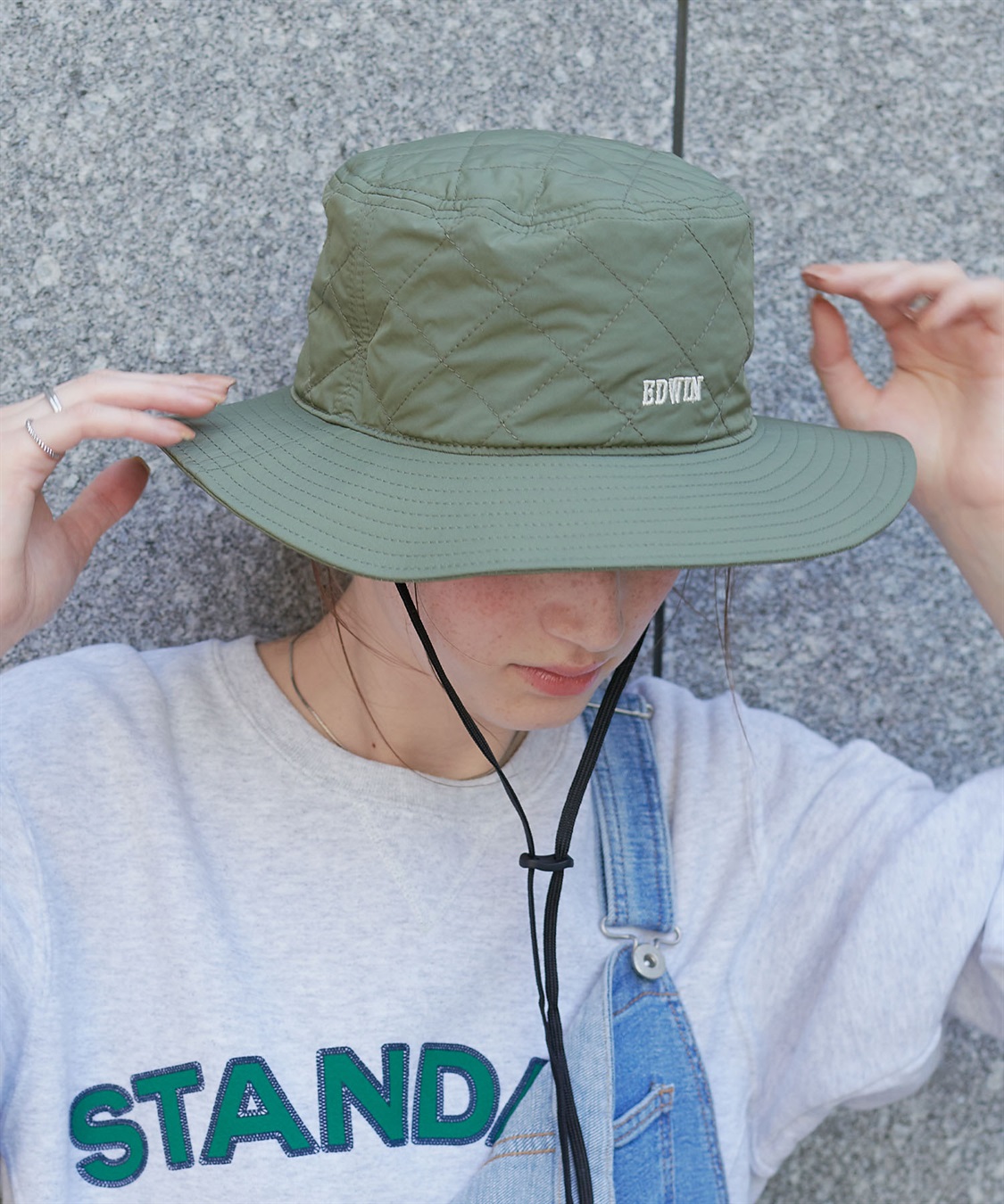 Life Style by cross marche EDWINキルティングアドベンチャーハット_sub_11