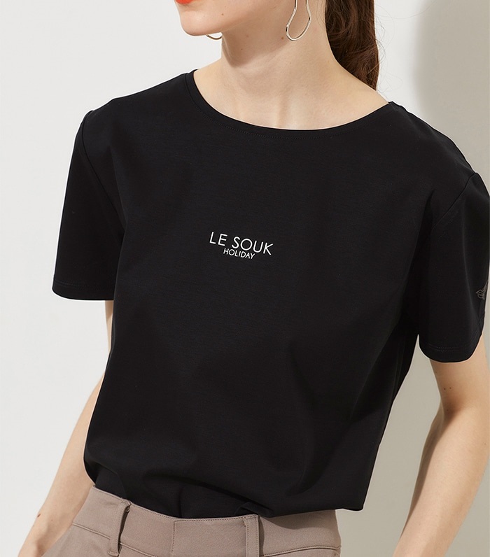 LE SOUK HOLIDAY ルスークロゴＴシャツ_sub_11