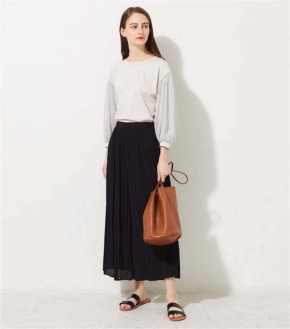 LE SOUK HOLIDAY チュールレース袖プルオーバー_sub_1