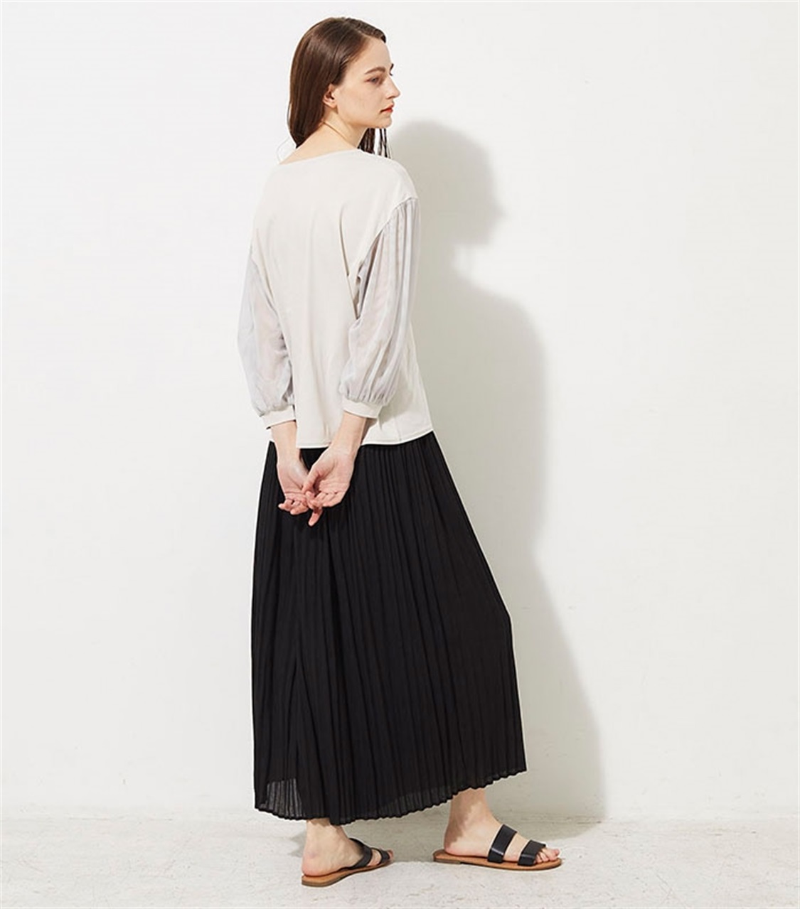 LE SOUK HOLIDAY チュールレース袖プルオーバー_sub_4