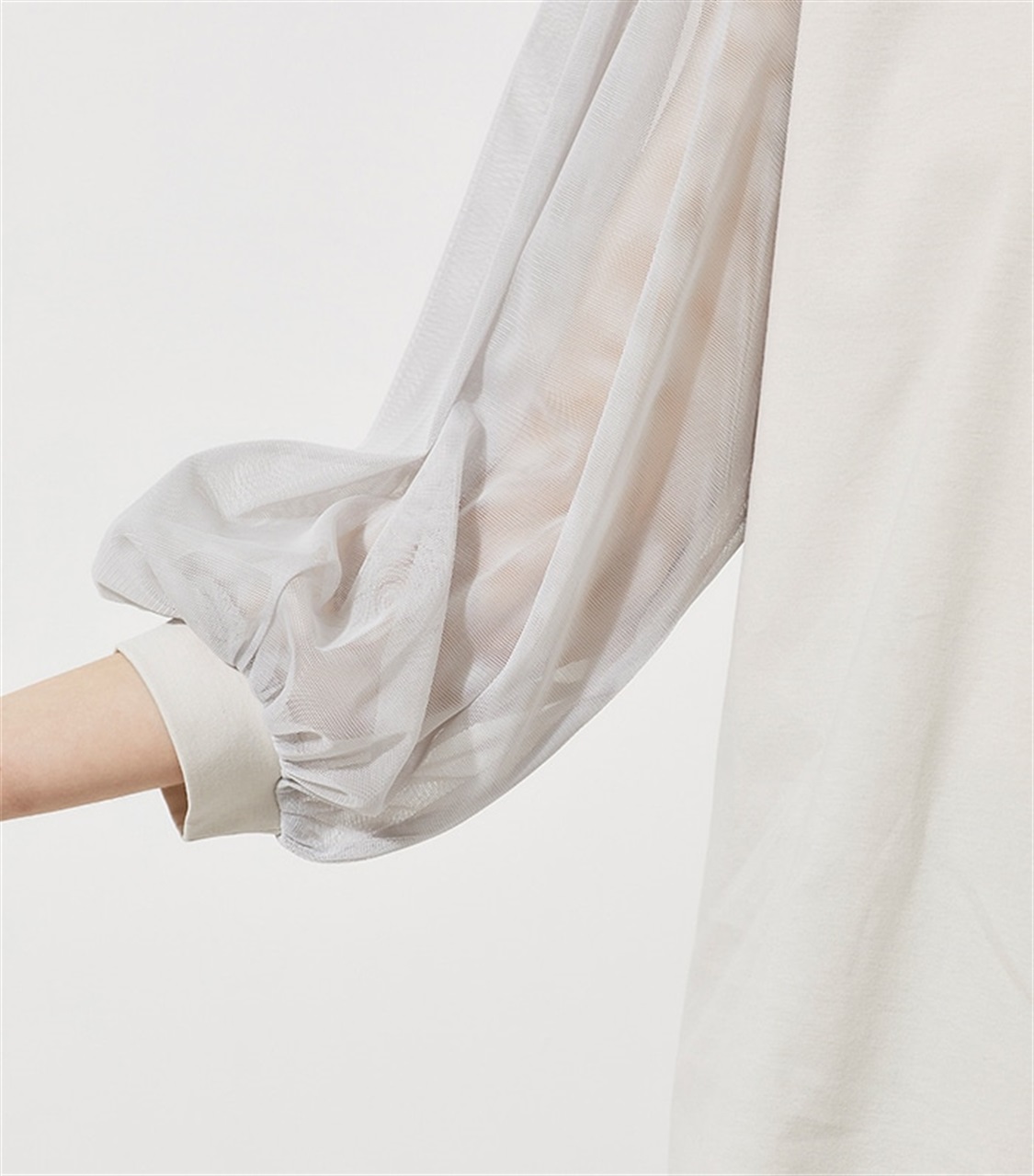 LE SOUK HOLIDAY チュールレース袖プルオーバー_sub_5